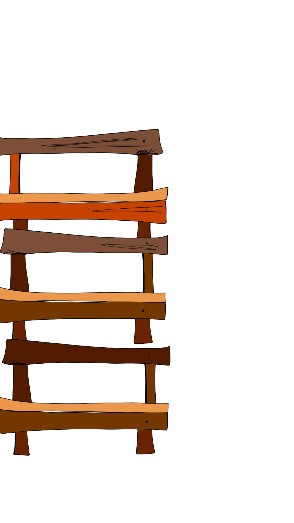 Chapel pews, authored Carny Island artwork