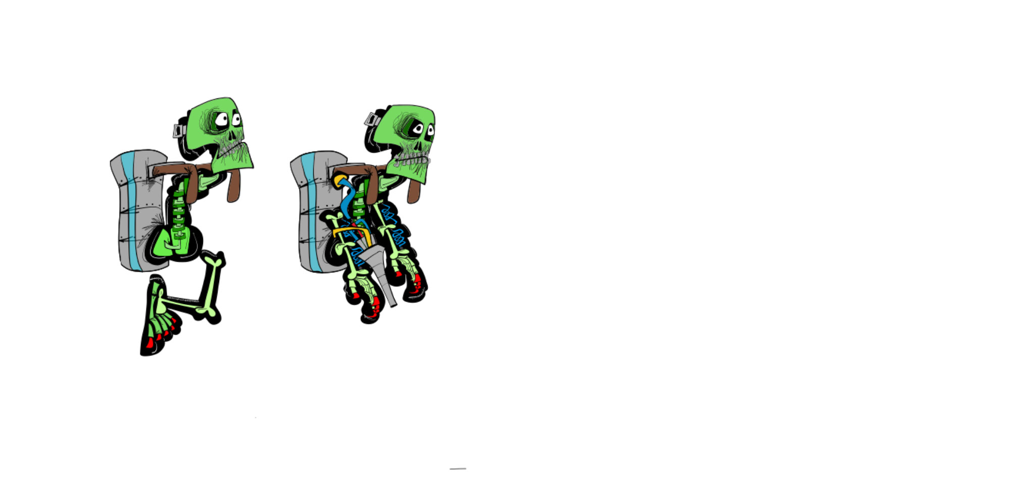 Chasingzombiedefeated.part1, authored Carny Island artwork
