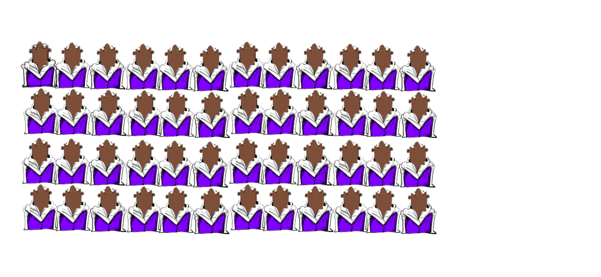 Choir, authored Carny Island artwork