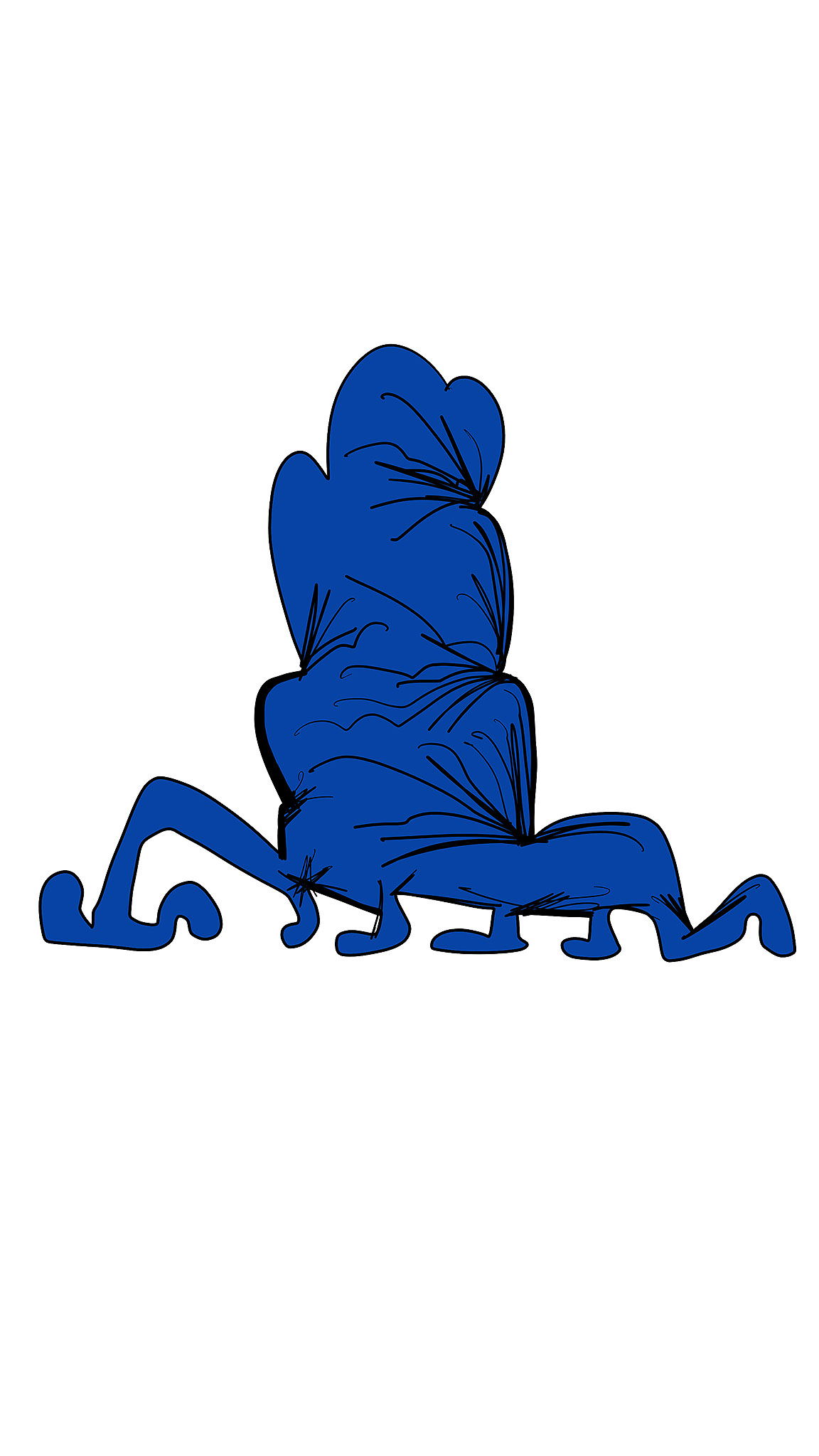 Claw bush, authored Carny Island artwork