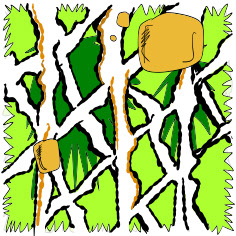 Clump1, authored Carny Island artwork