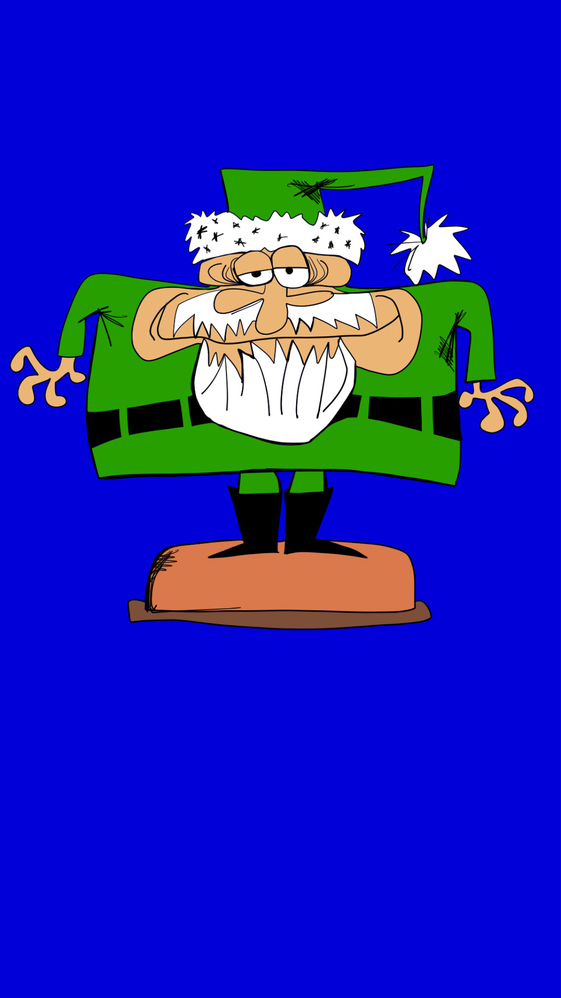 Crisping a Gnome, authored Carny Island artwork