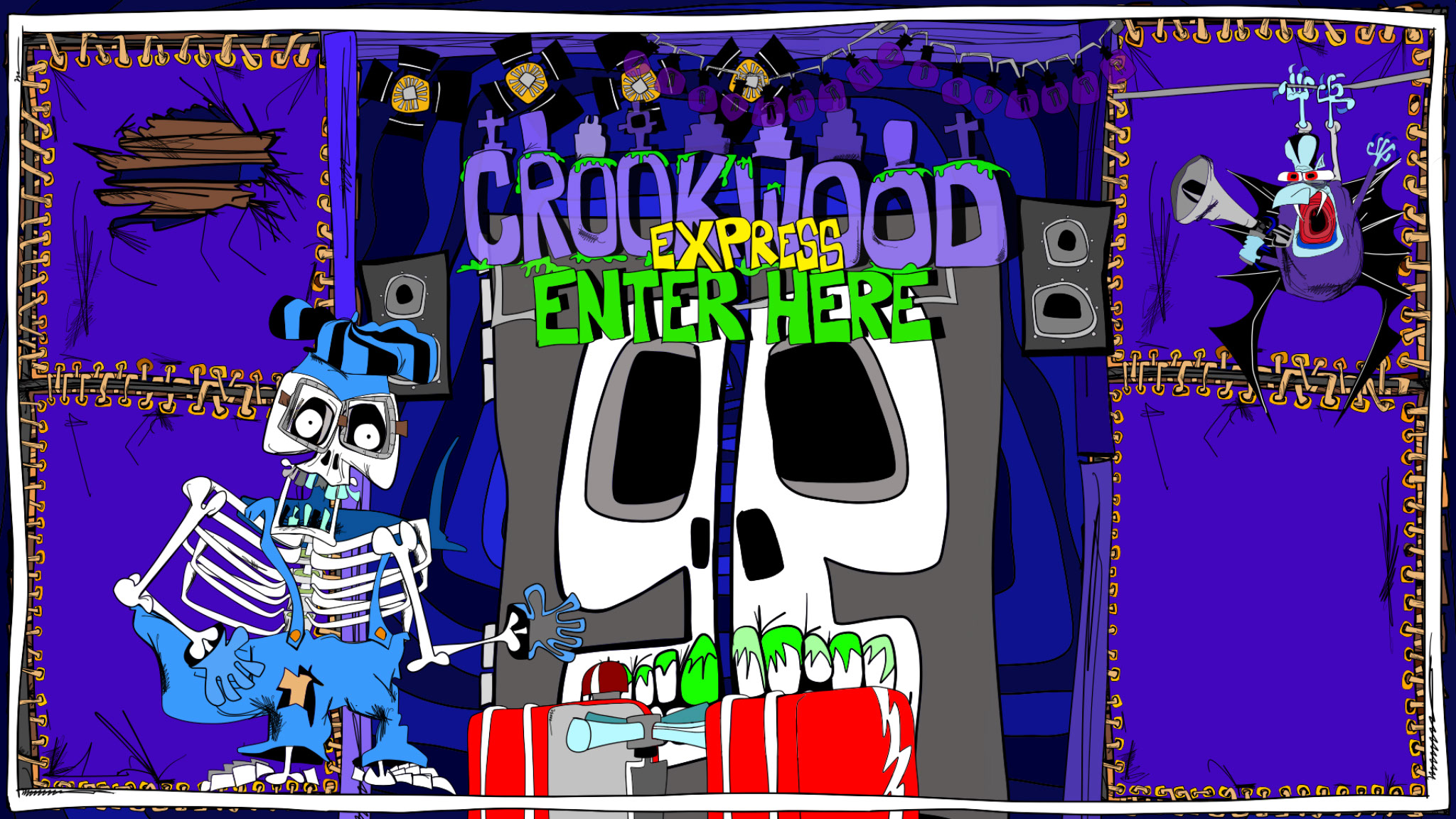 Crookwood. Entry, authored Carny Island artwork