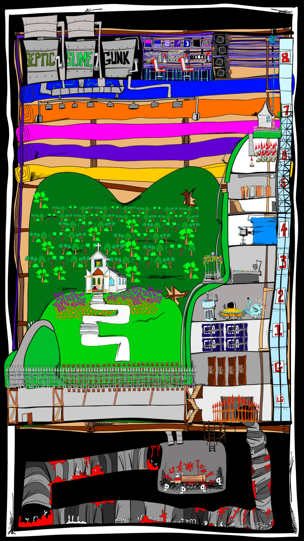 Crookwood. Profile, authored Carny Island artwork