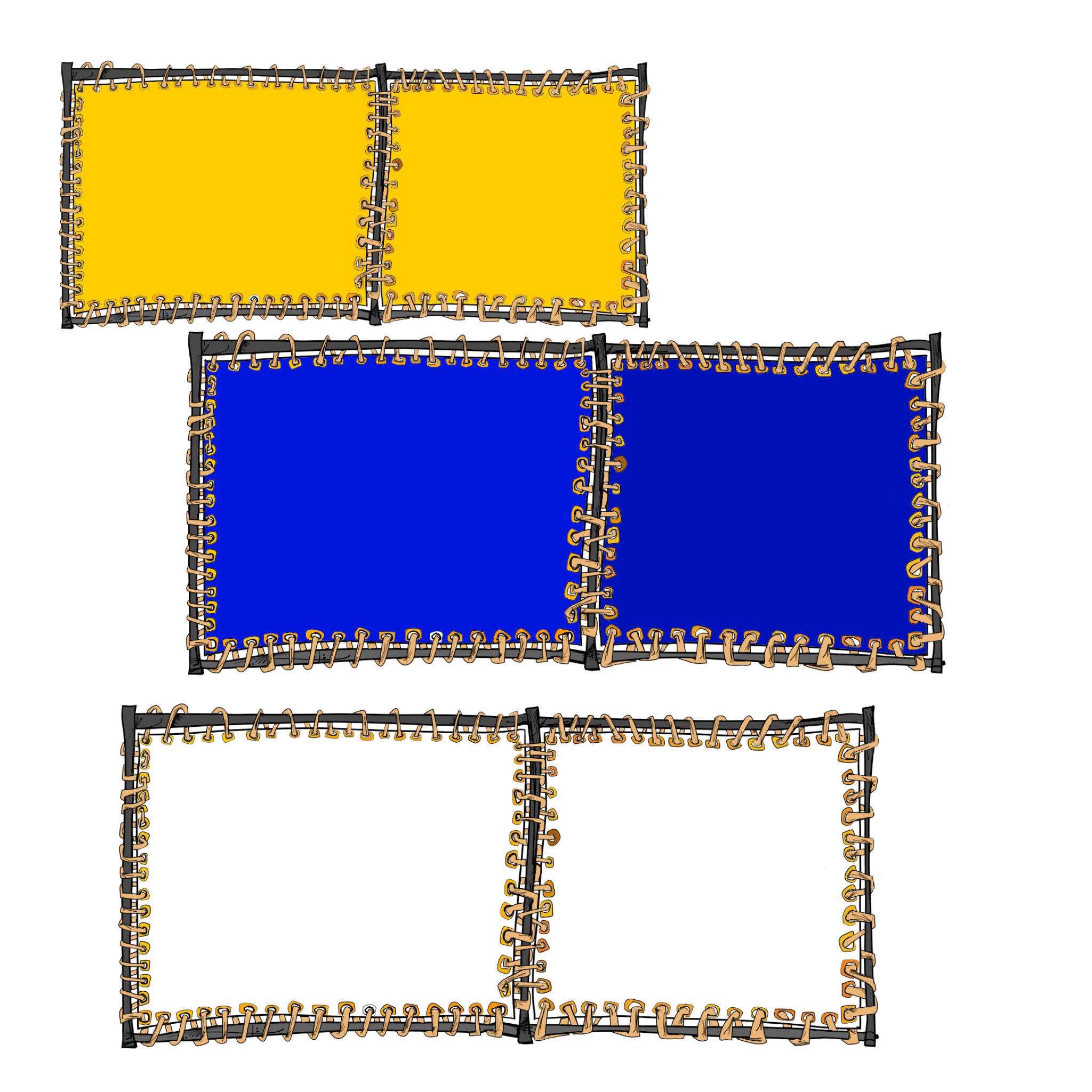 Crypt backgrounds part 2, authored Carny Island artwork