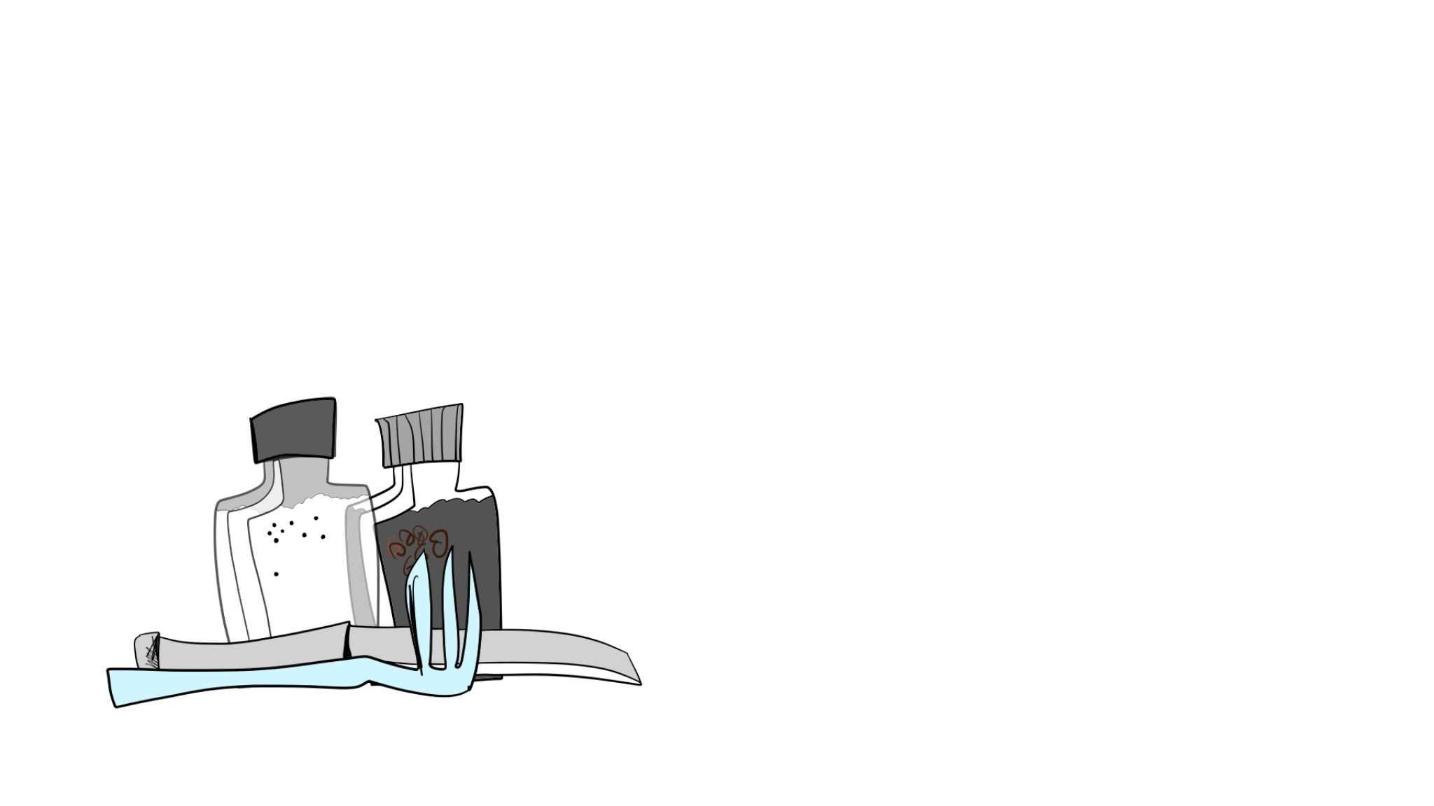 Cutlery, authored Carny Island artwork