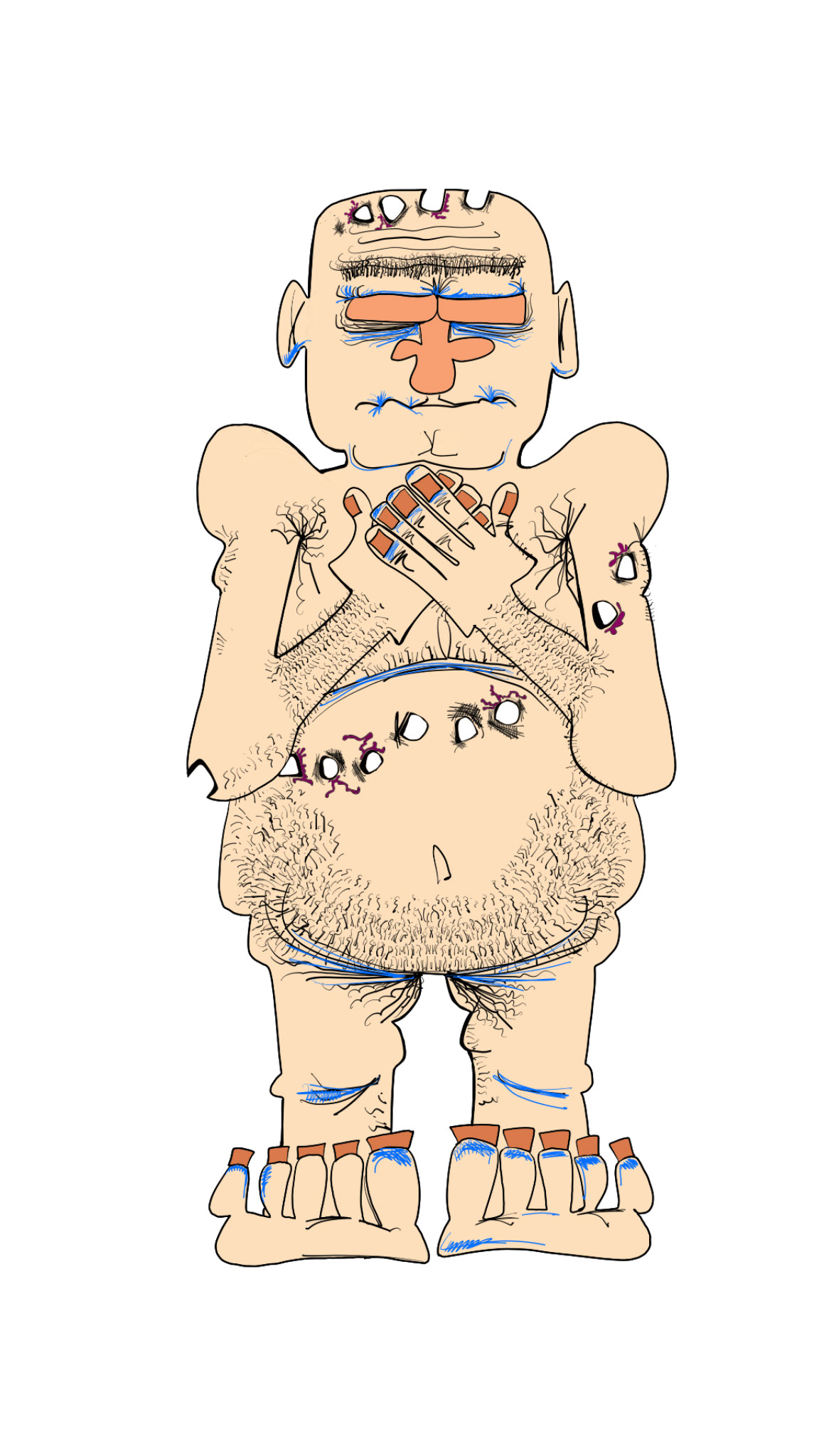Do. Getting skinned, authored Carny Island artwork