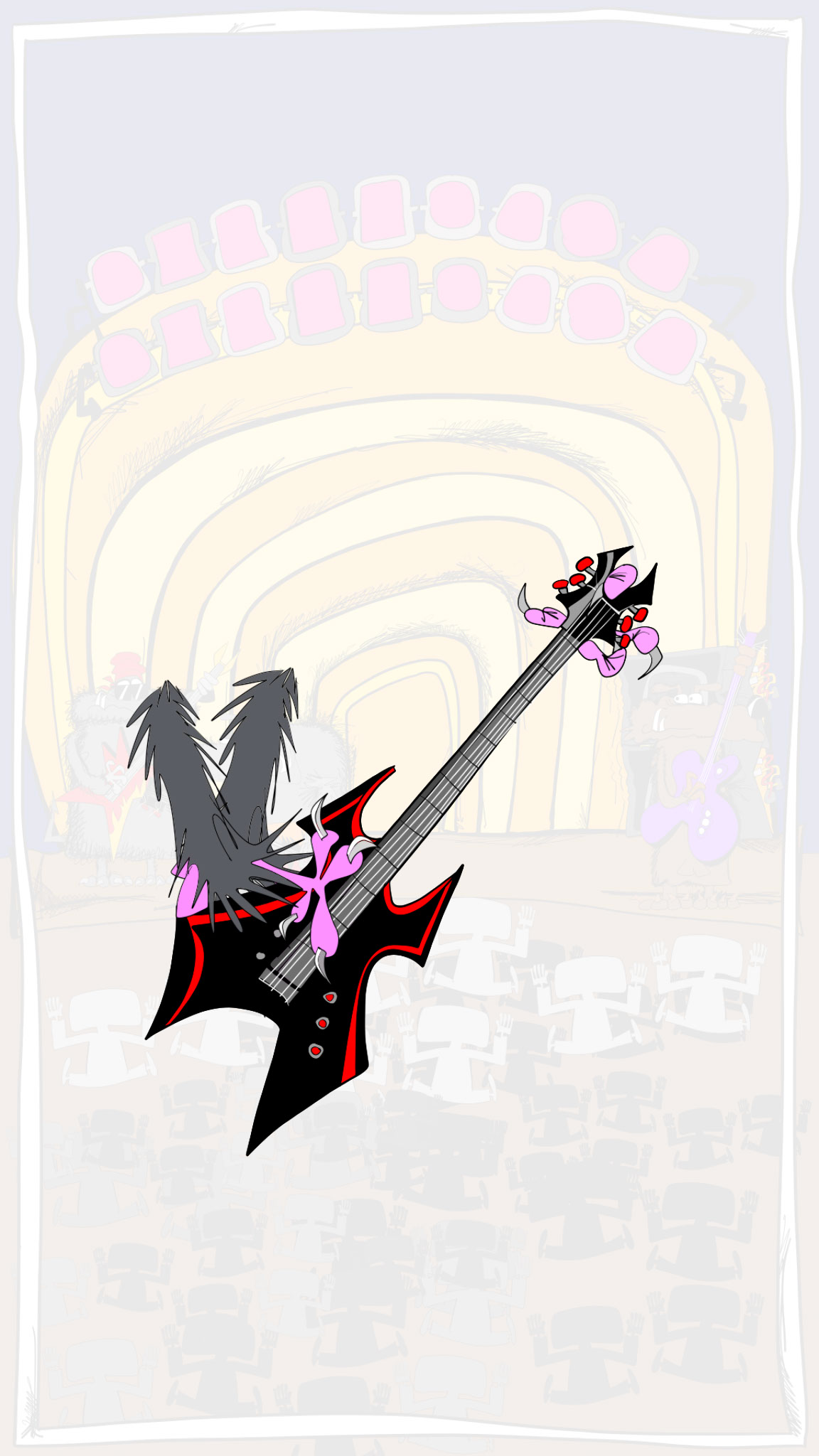 Dog gone band, authored Carny Island artwork