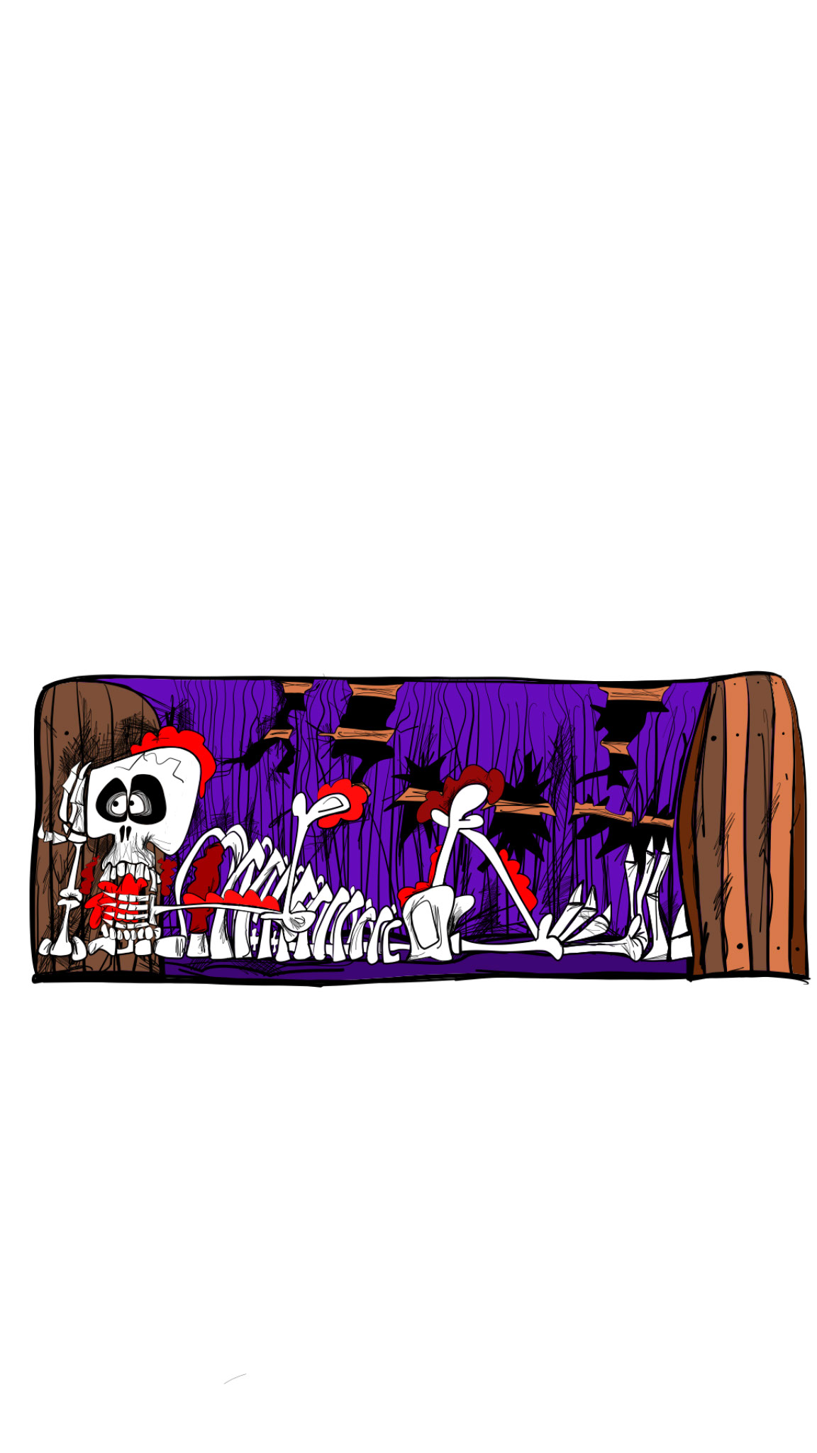 Eating Man, authored Carny Island artwork