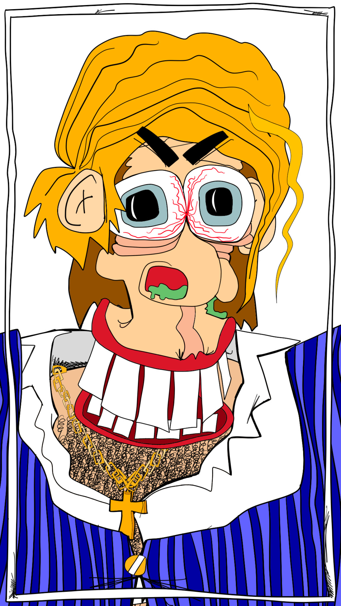 Effects of coke copy, authored Carny Island artwork