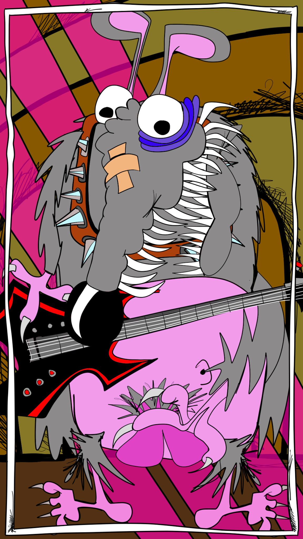 Eject h button copy, authored Carny Island artwork