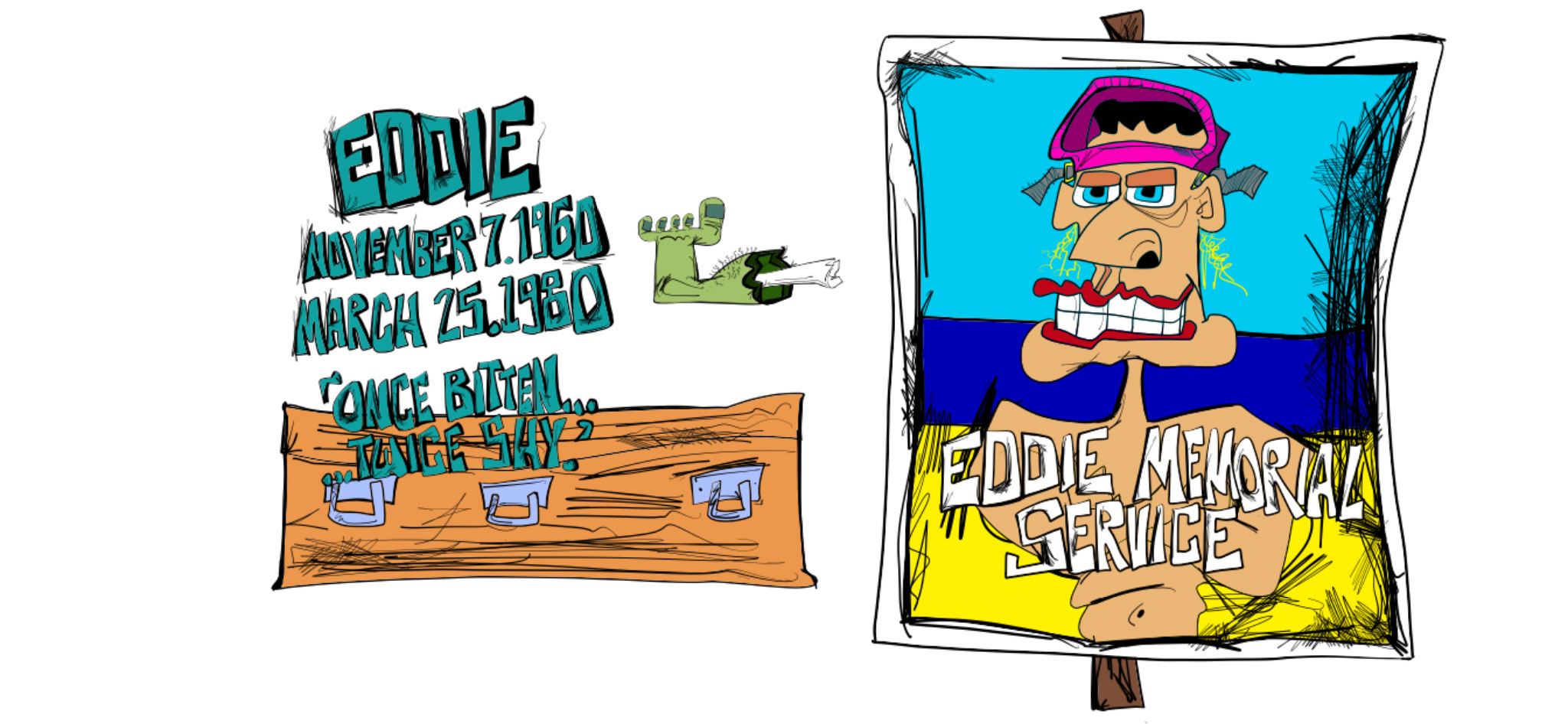 Ernie, authored Carny Island artwork