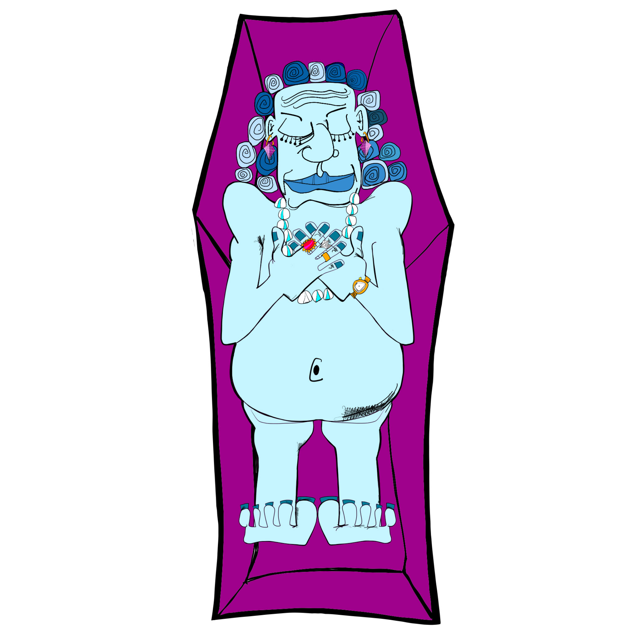 Eunice coffin, authored Carny Island artwork