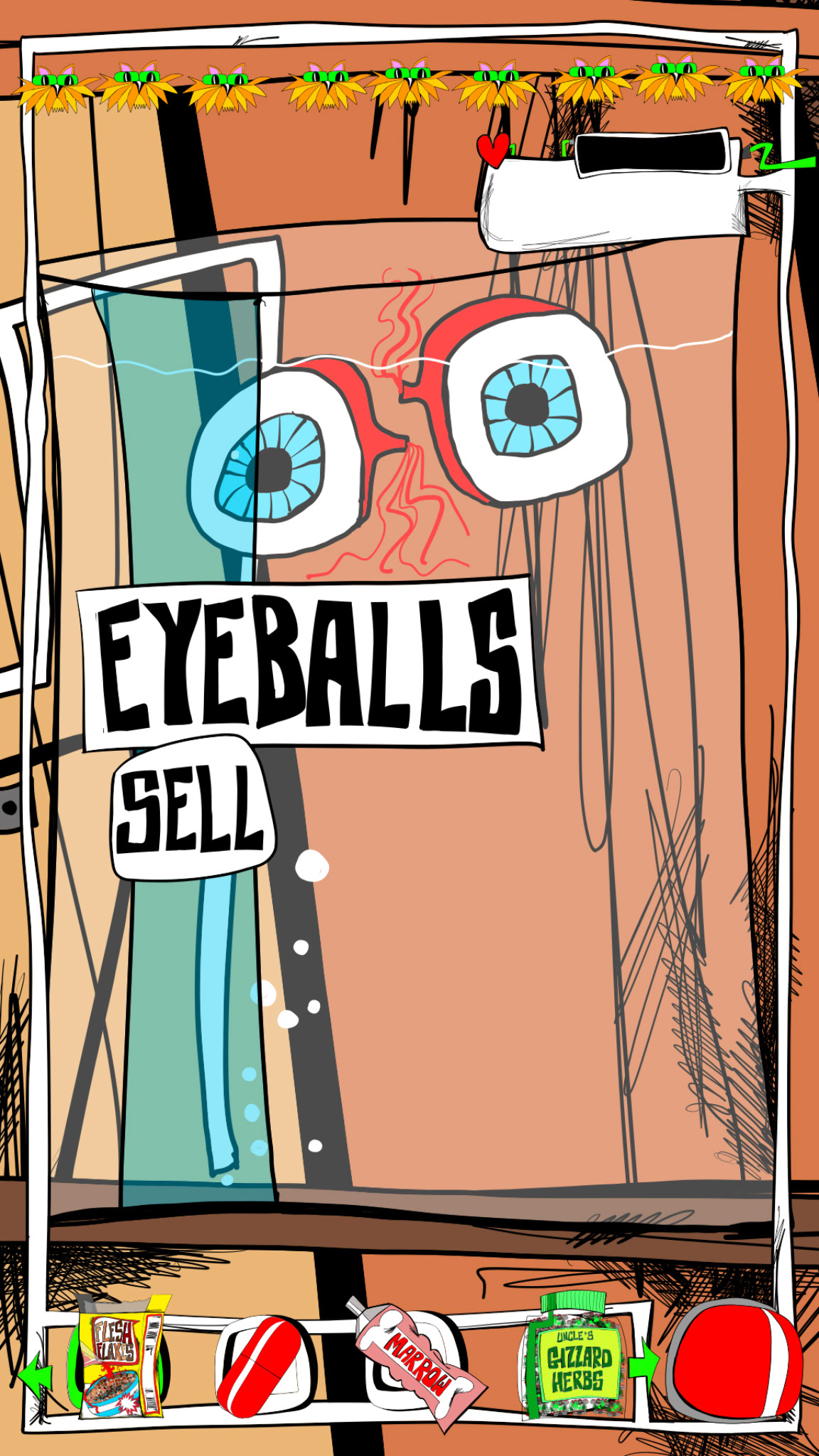 Eyeballs, authored Carny Island artwork