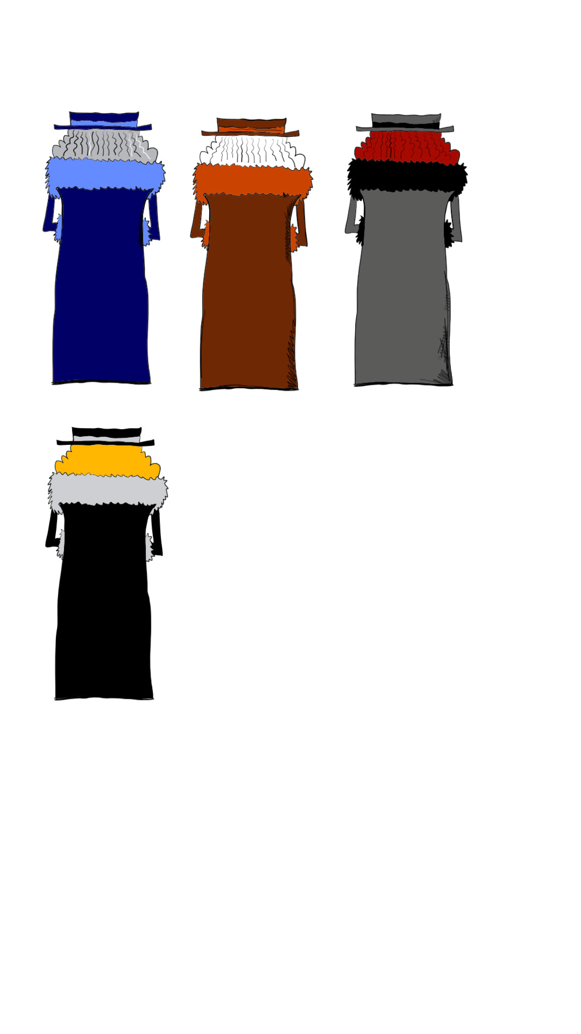 Female mourners, authored Carny Island artwork