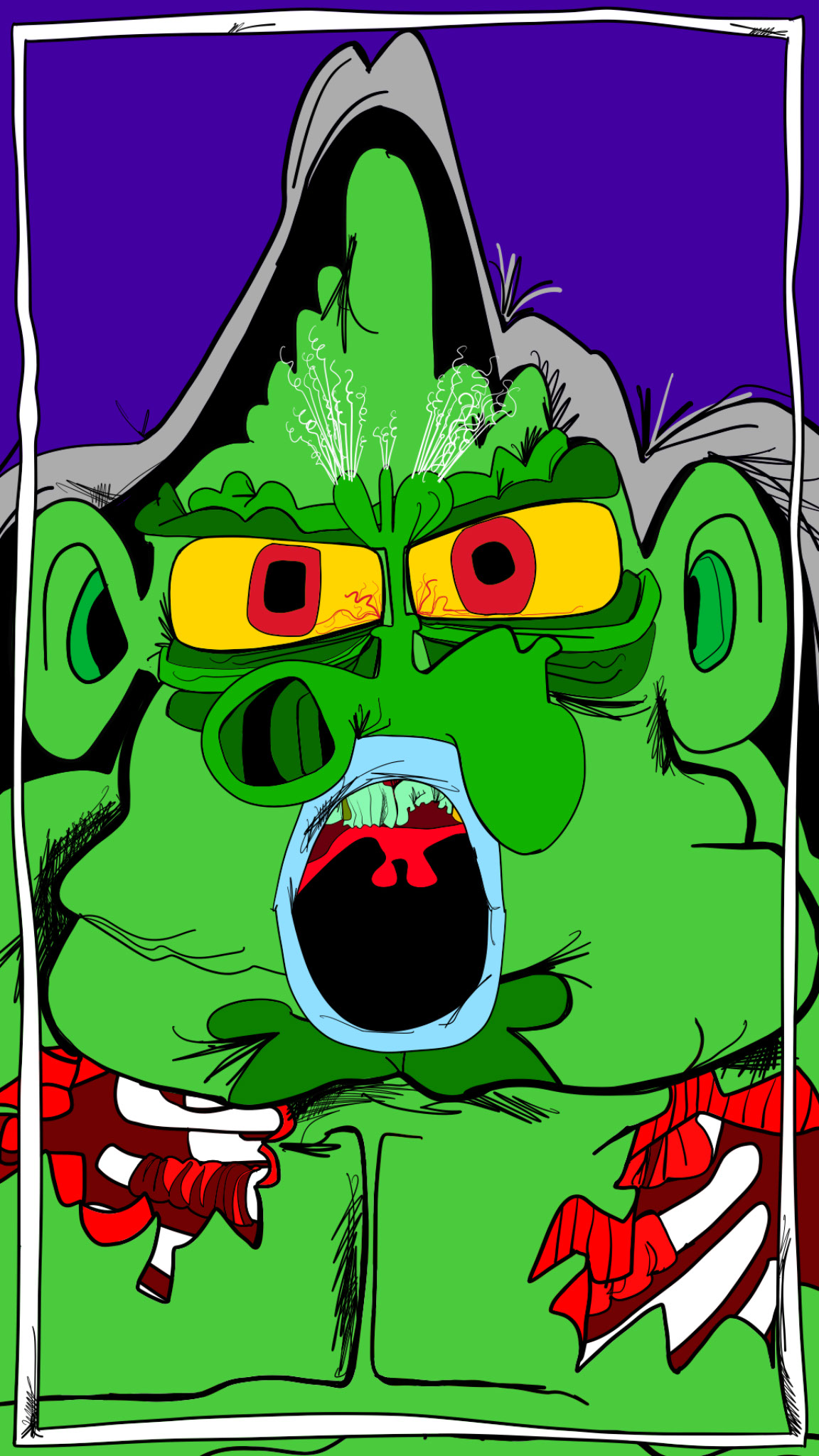 Final MouthSet, authored Carny Island artwork