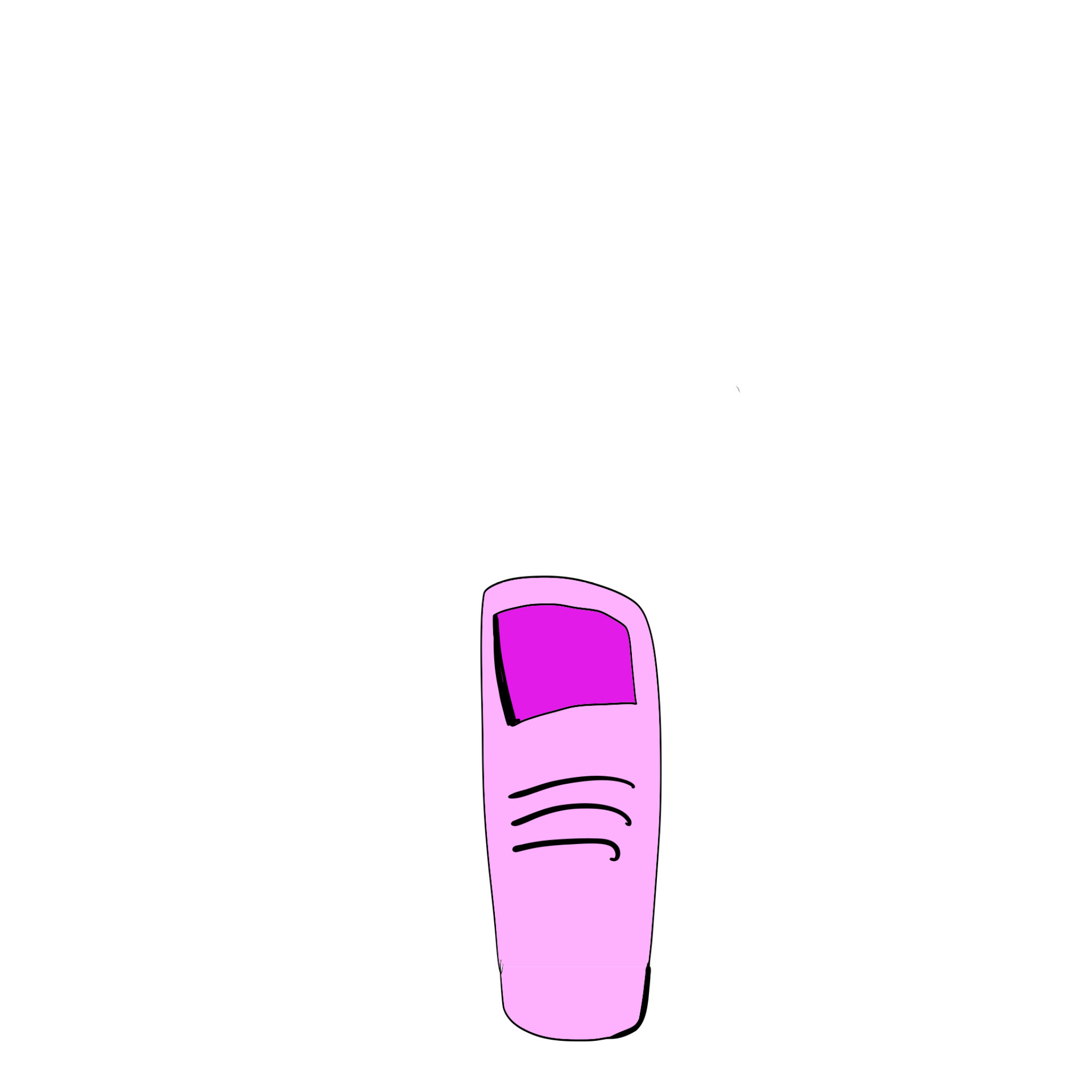 Finger gestures, authored Carny Island artwork
