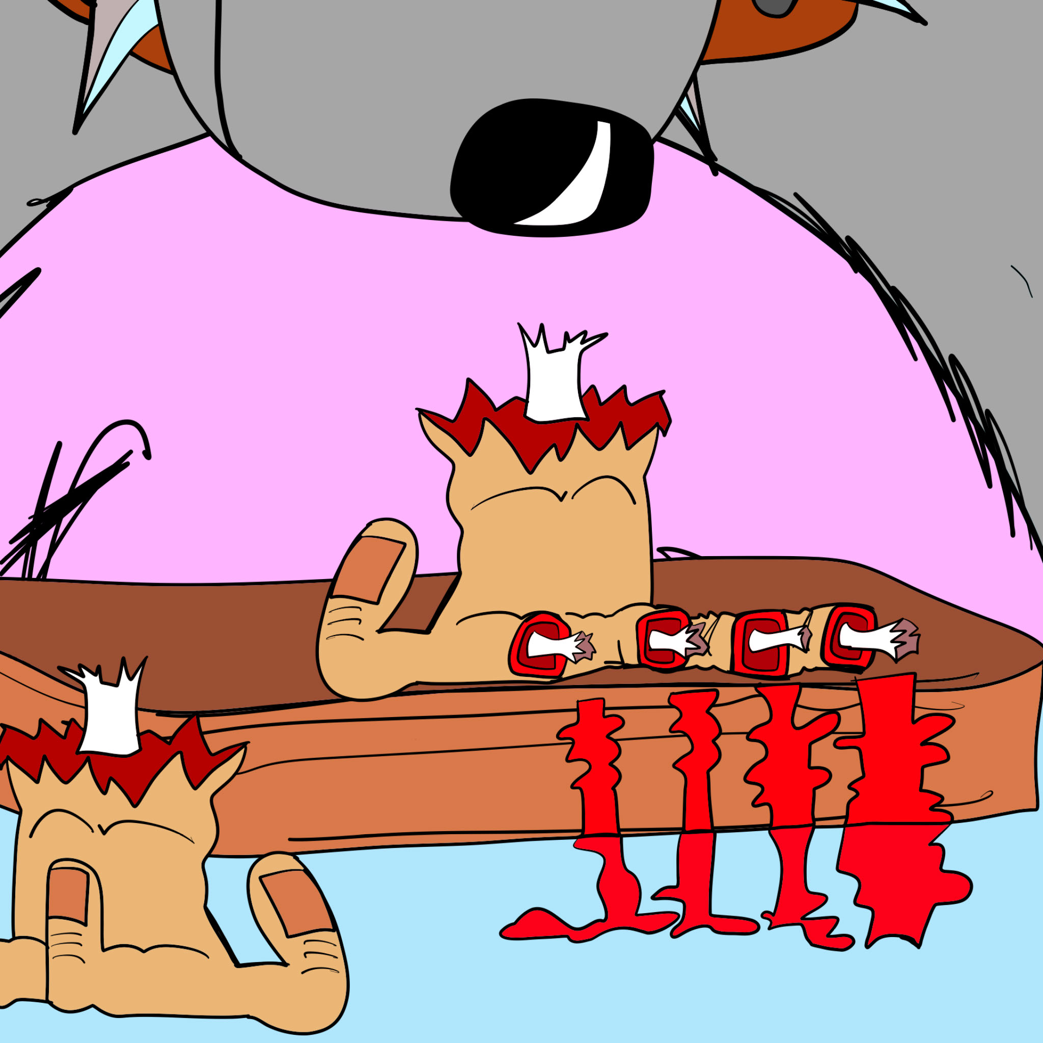Fingers done copy 2, authored Carny Island artwork