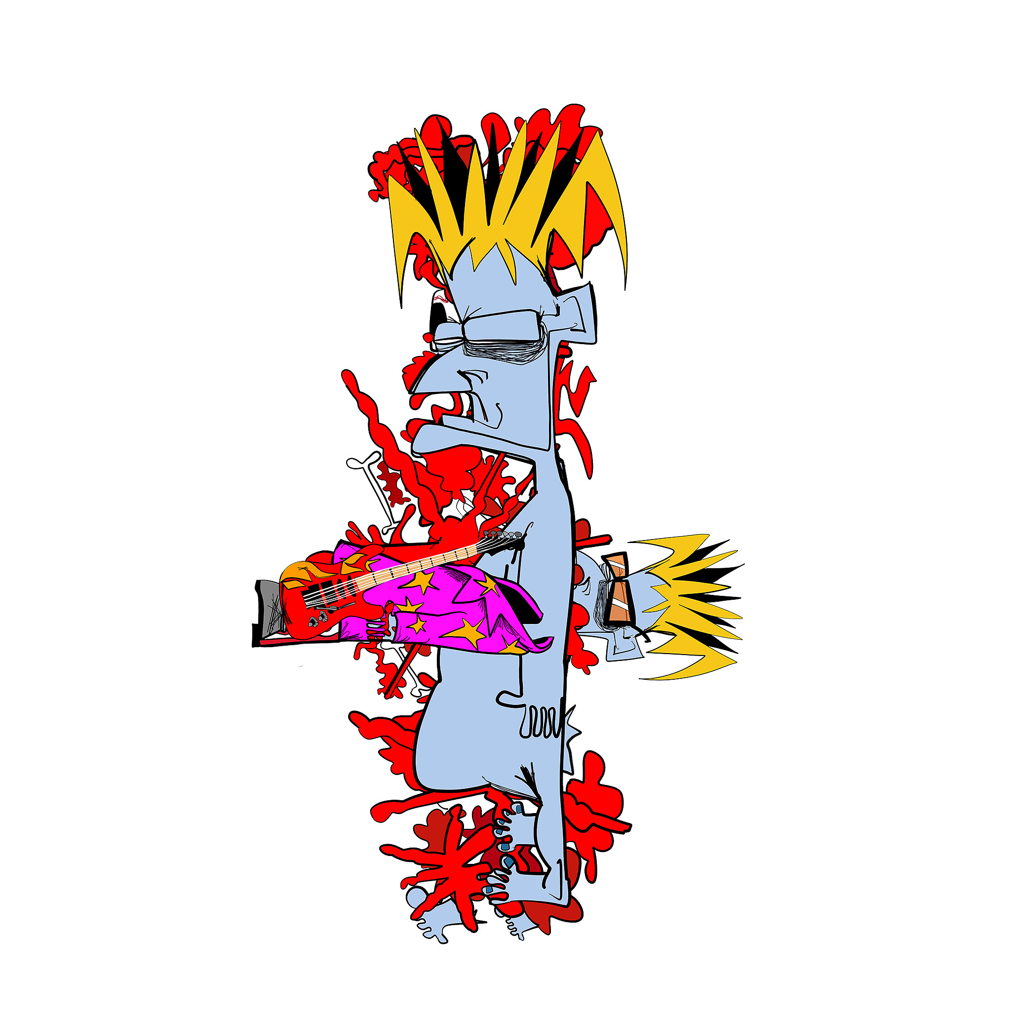 Flip Tanna, authored Carny Island artwork
