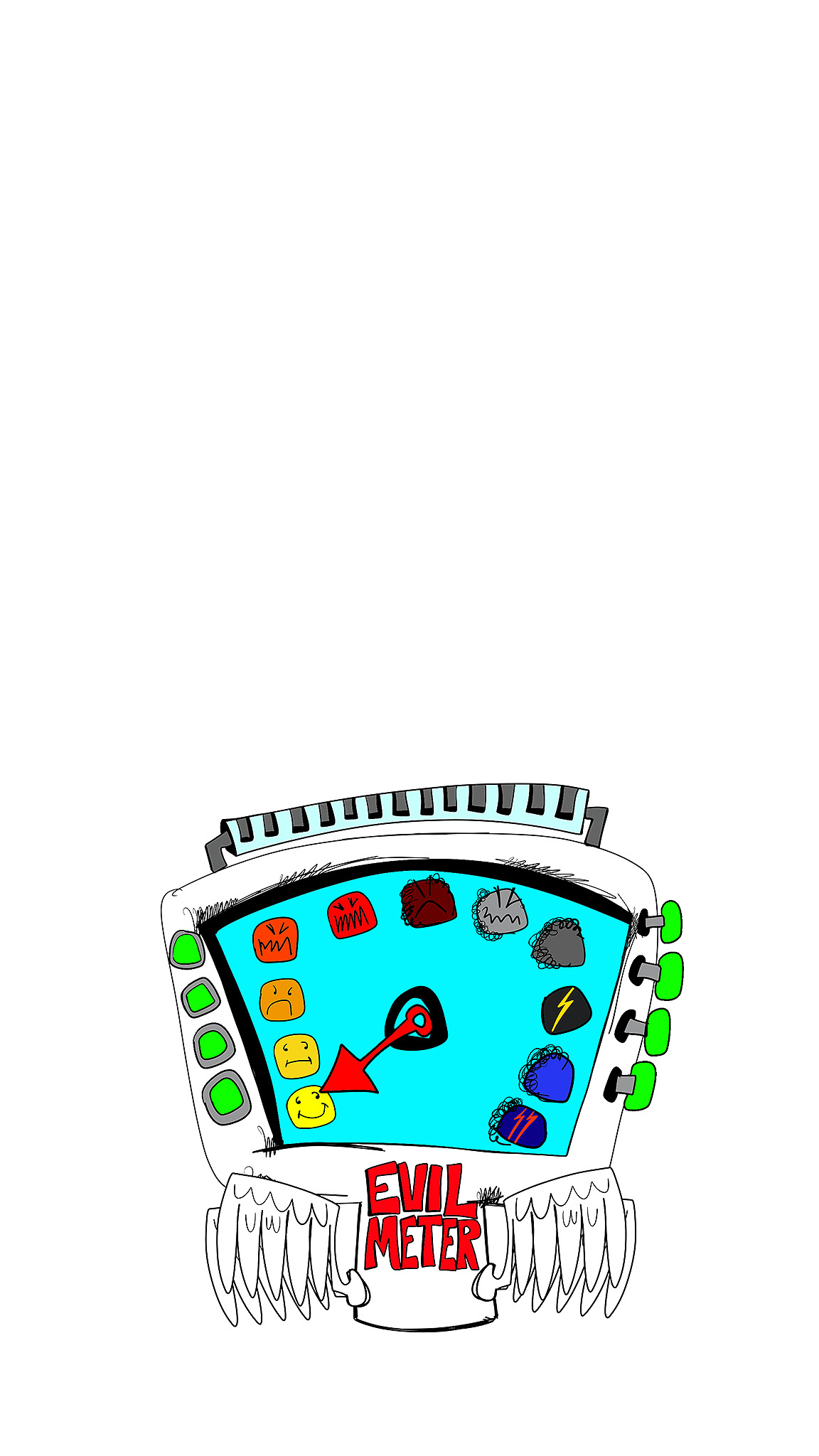 Ghost Meter, authored Carny Island artwork