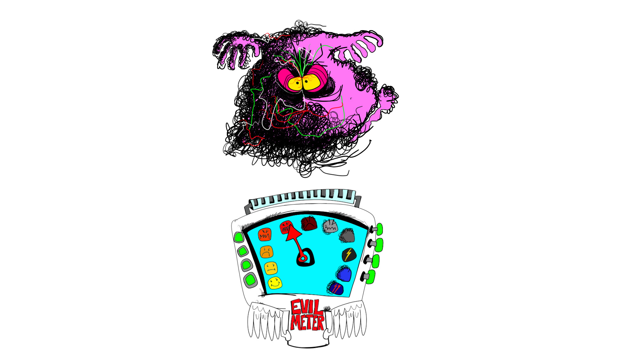 Ghosts, authored Carny Island artwork