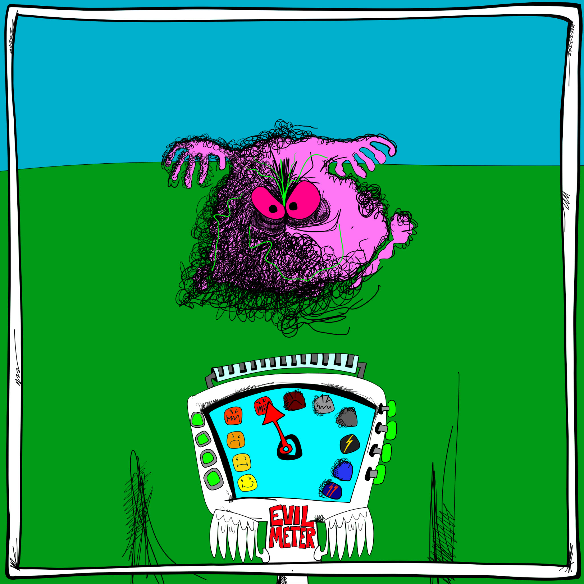 Ghosts copy, authored Carny Island artwork