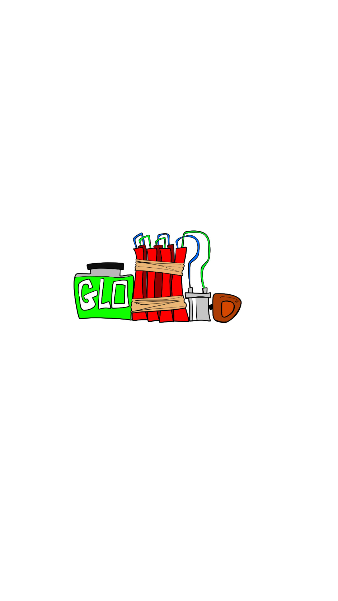 Glow Bomb, authored Carny Island artwork