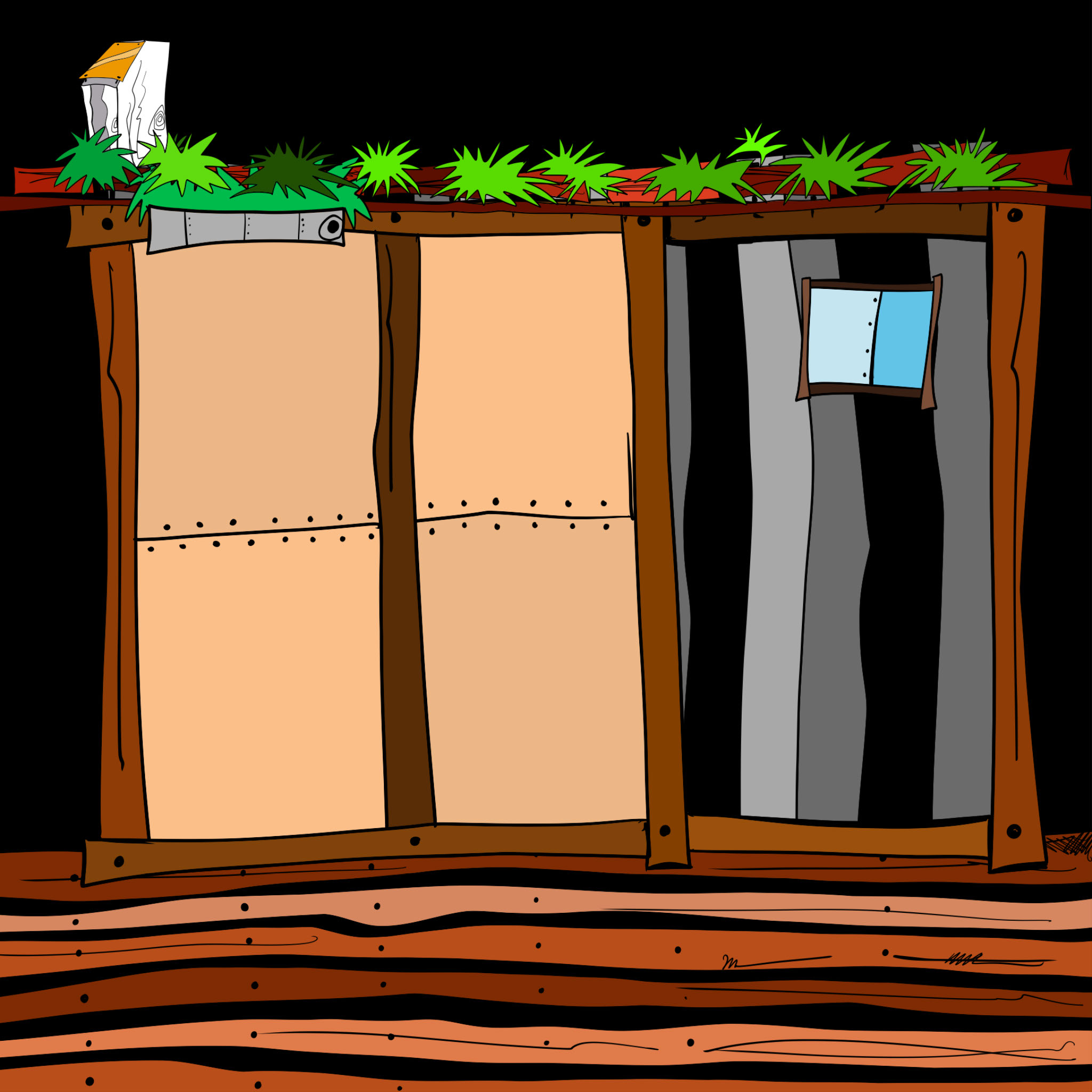 GraveBox Master, authored Carny Island artwork