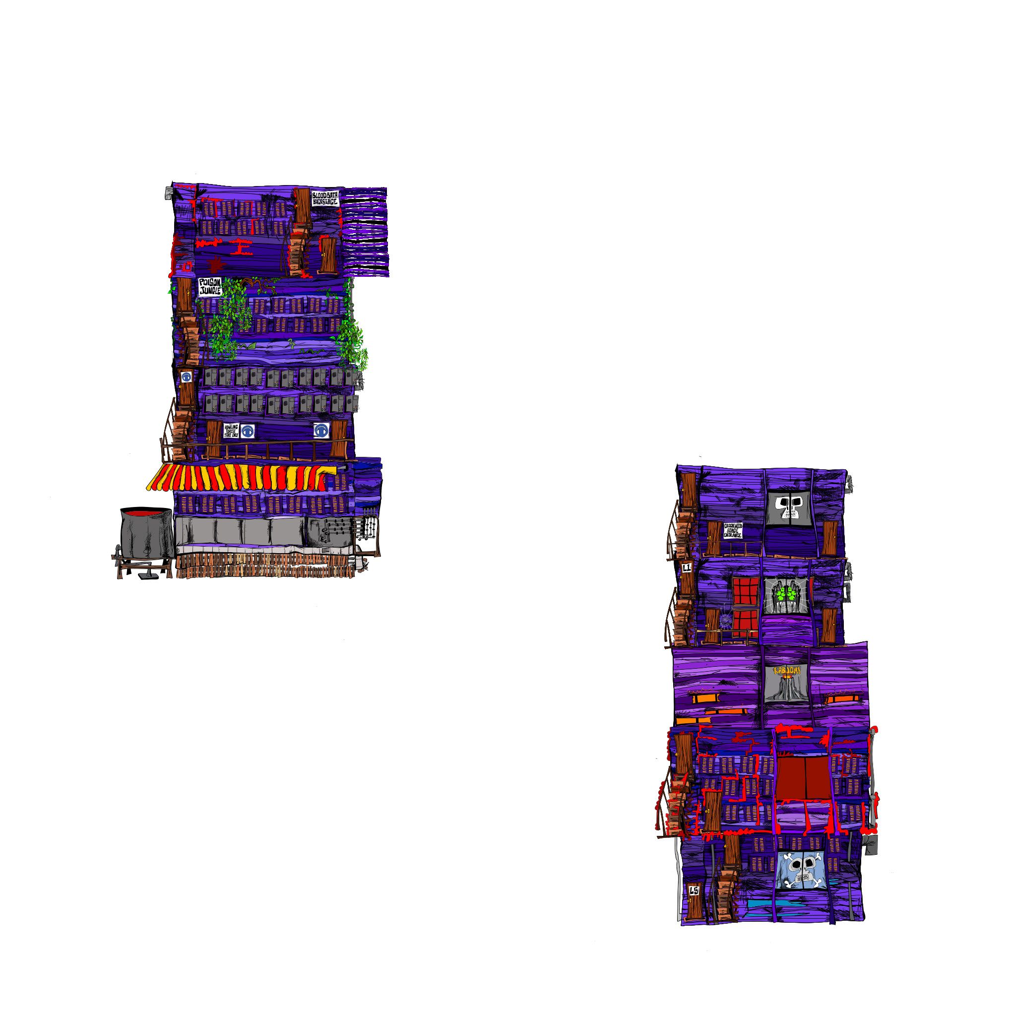 GraveRobbers. Final engineering, authored Carny Island artwork