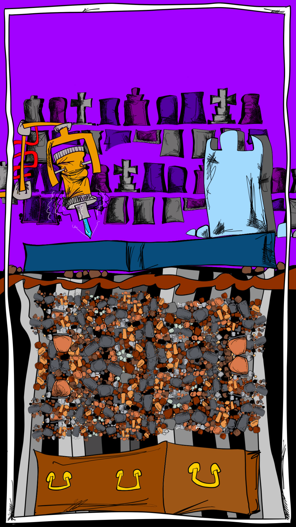 Jack The Hammer, authored Carny Island artwork