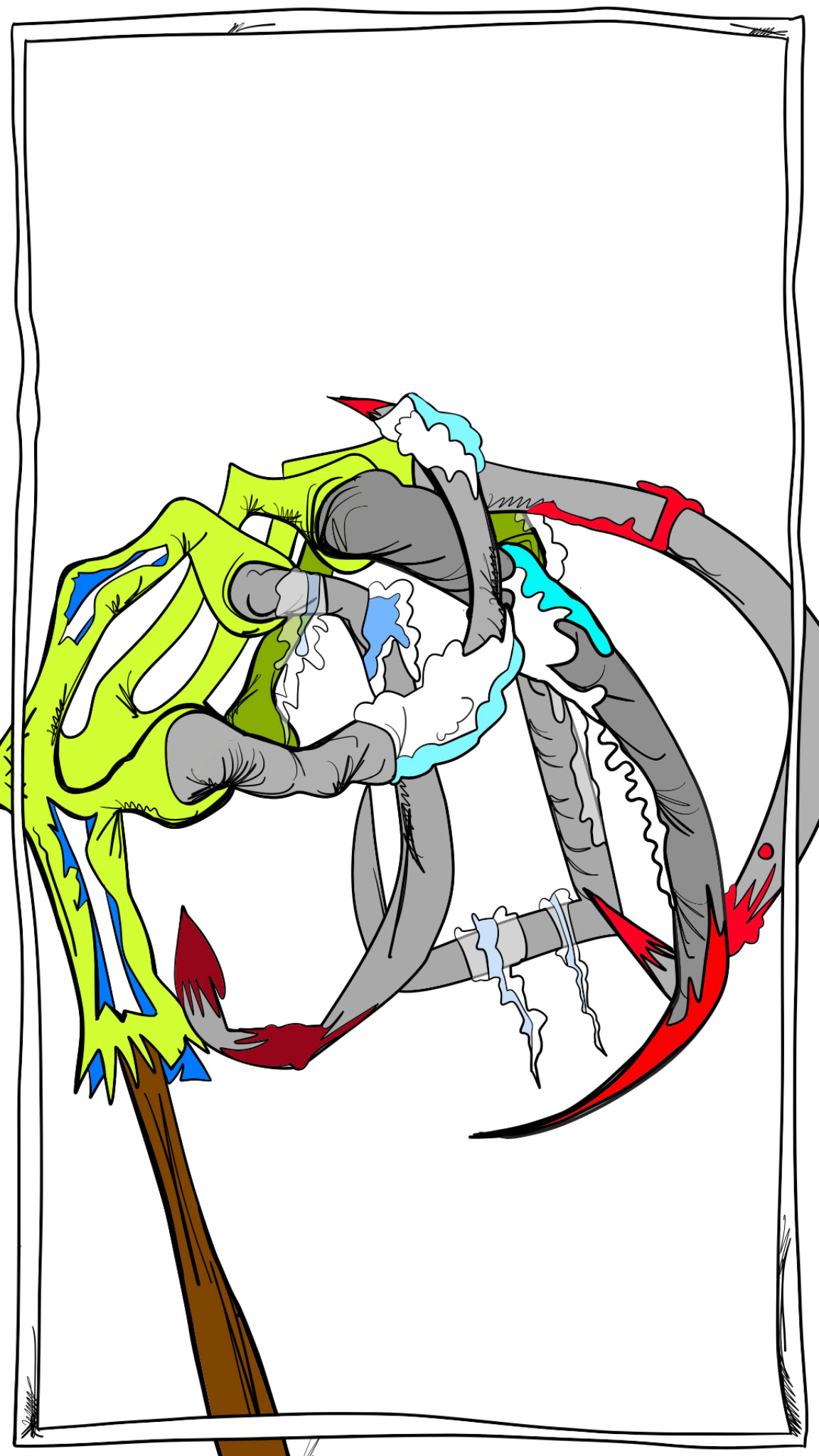 Jack frost s claw copy, authored Carny Island artwork