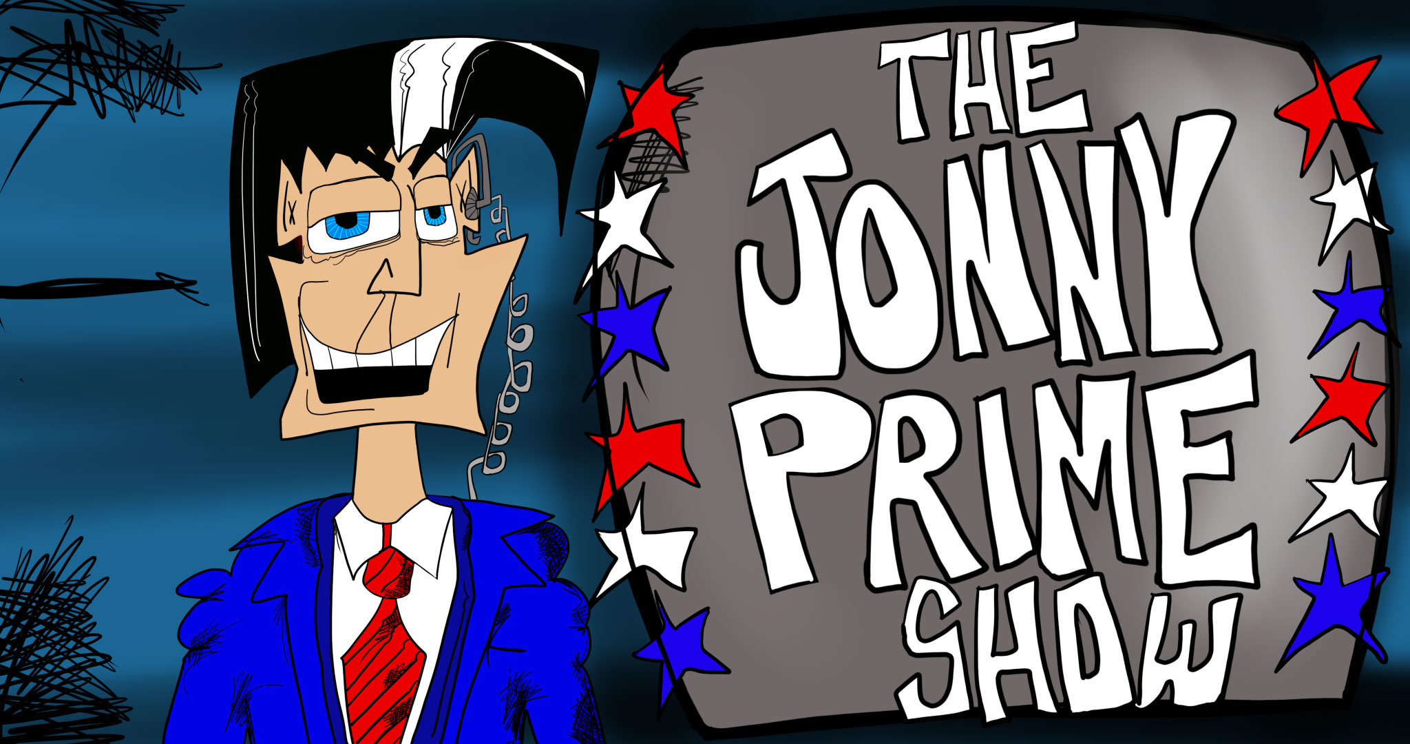 Jonny_Prime._The_Set._Mid_Shot, authored Carny Island artwork