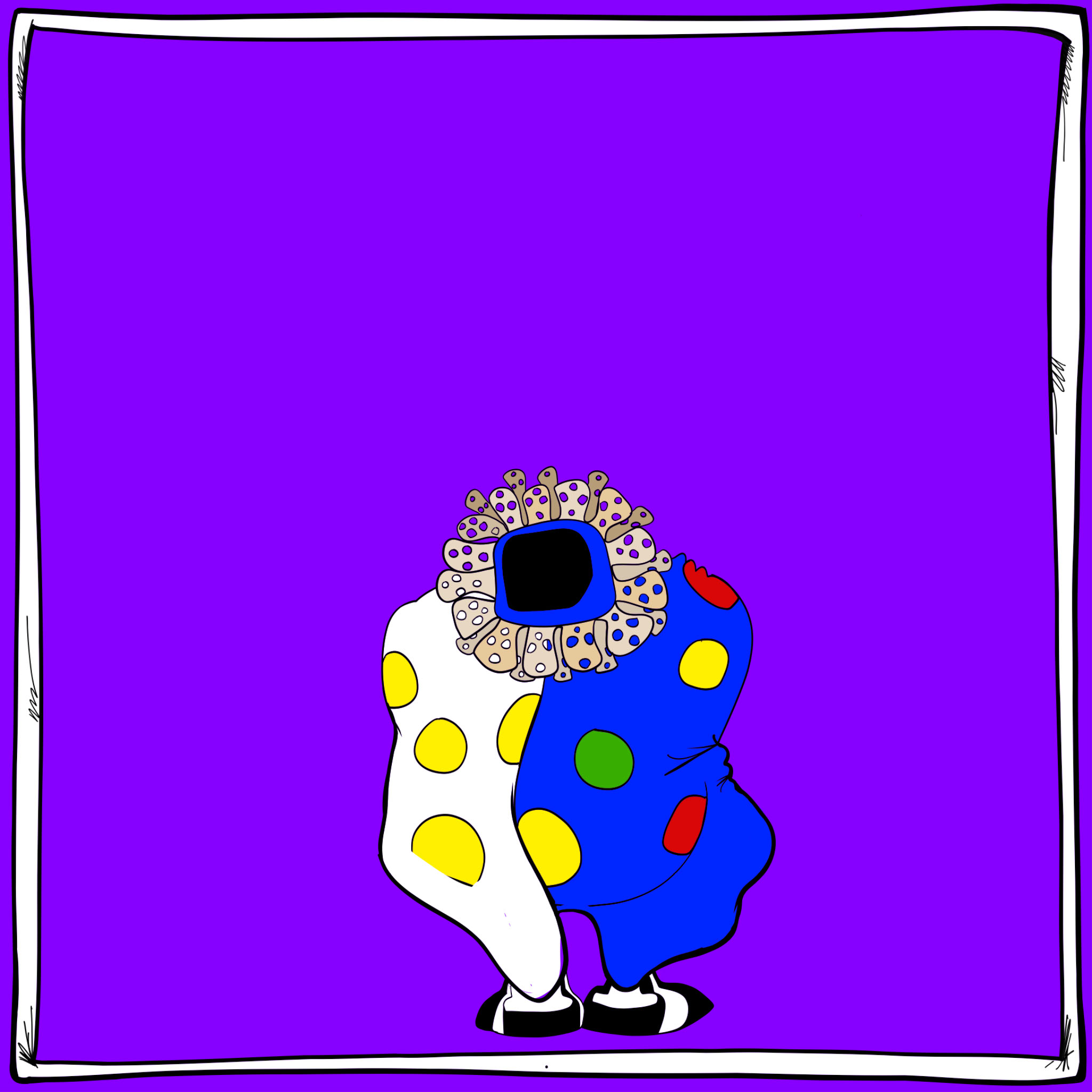 Moggy head base copy, authored Carny Island artwork