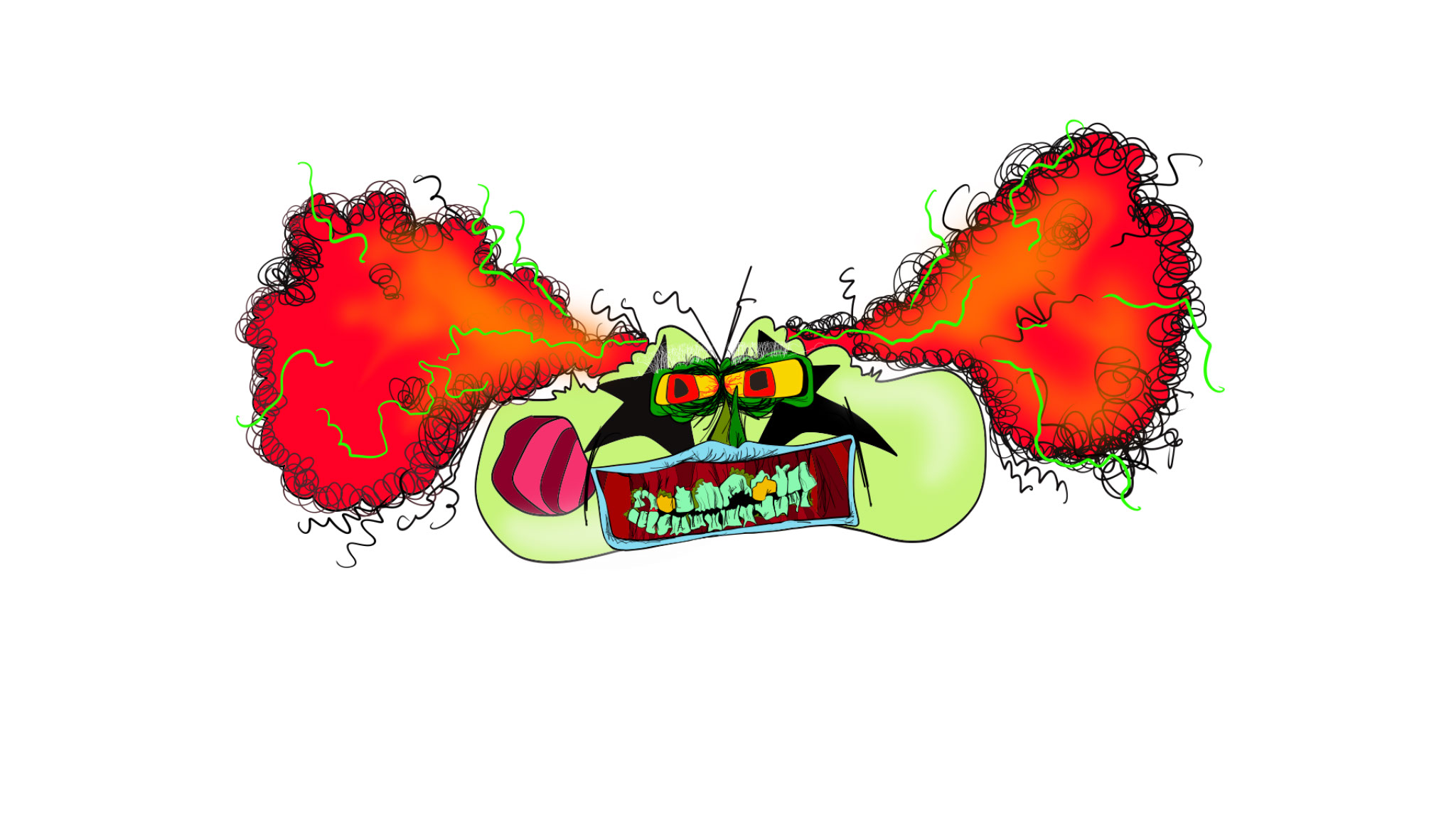 Moggy. Updated animation, authored Carny Island artwork