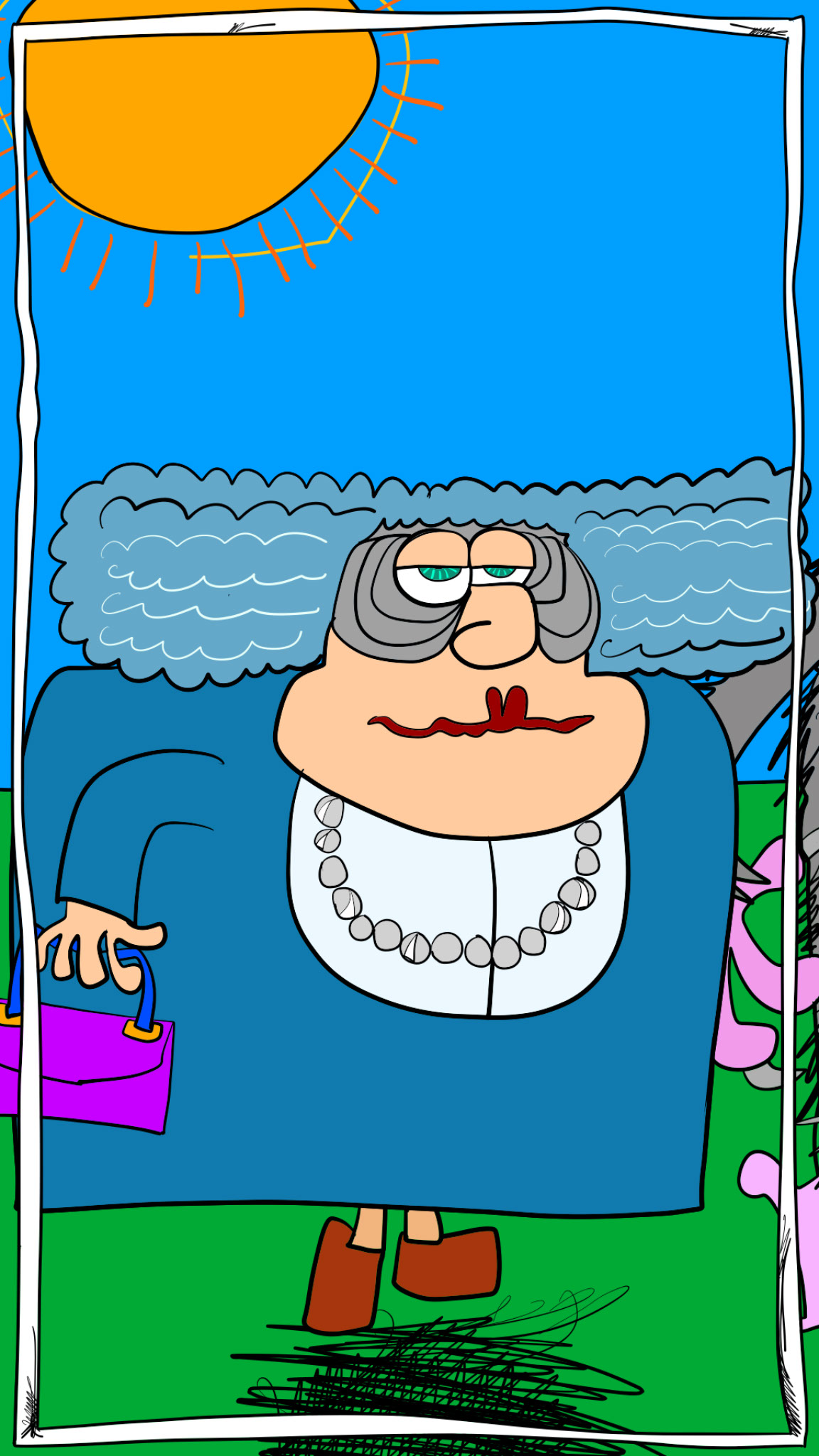 Mongril and mrs vinnie copy 1, authored Carny Island artwork