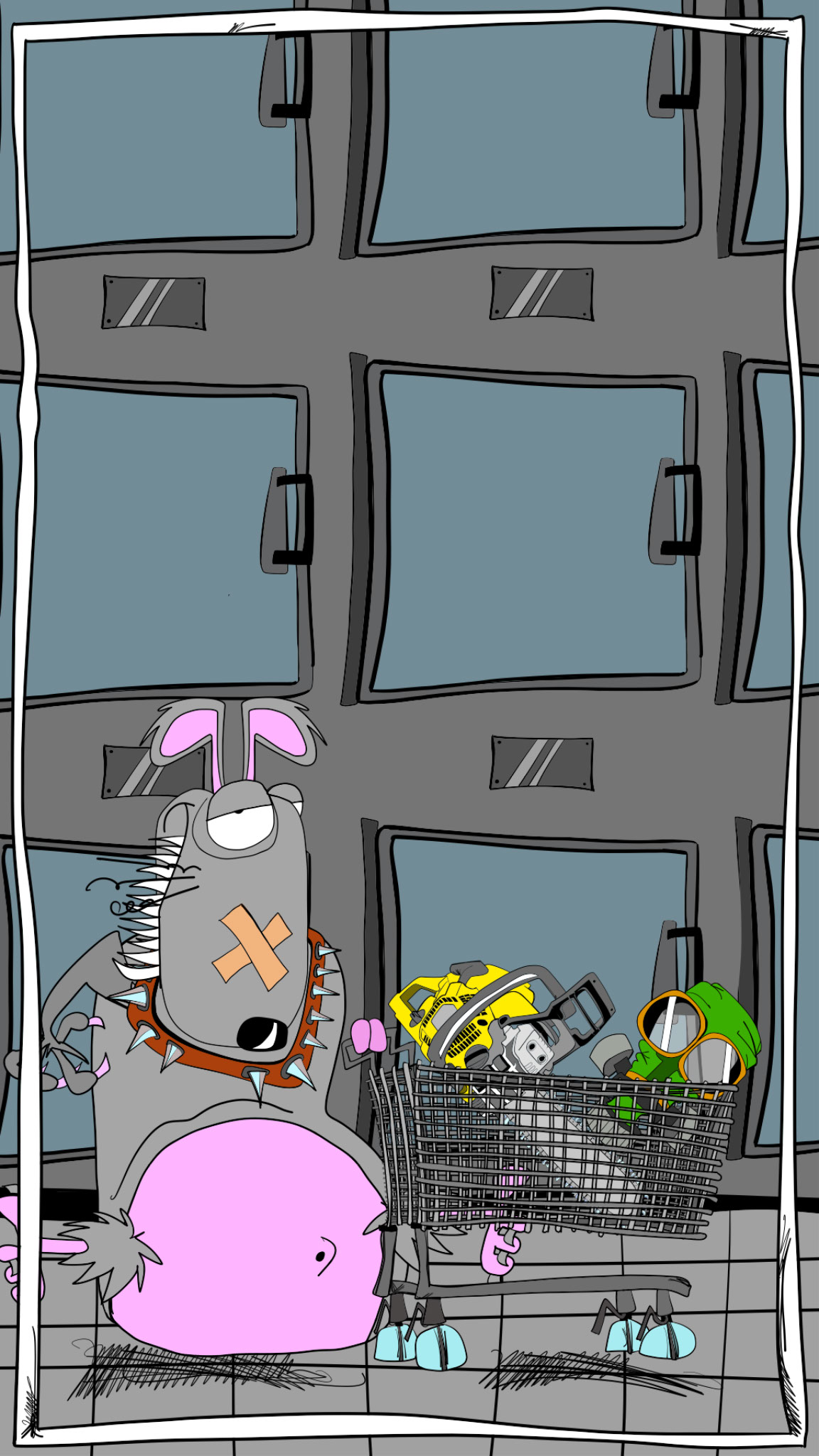 Mongril and mrs vinnie copy 3, authored Carny Island artwork