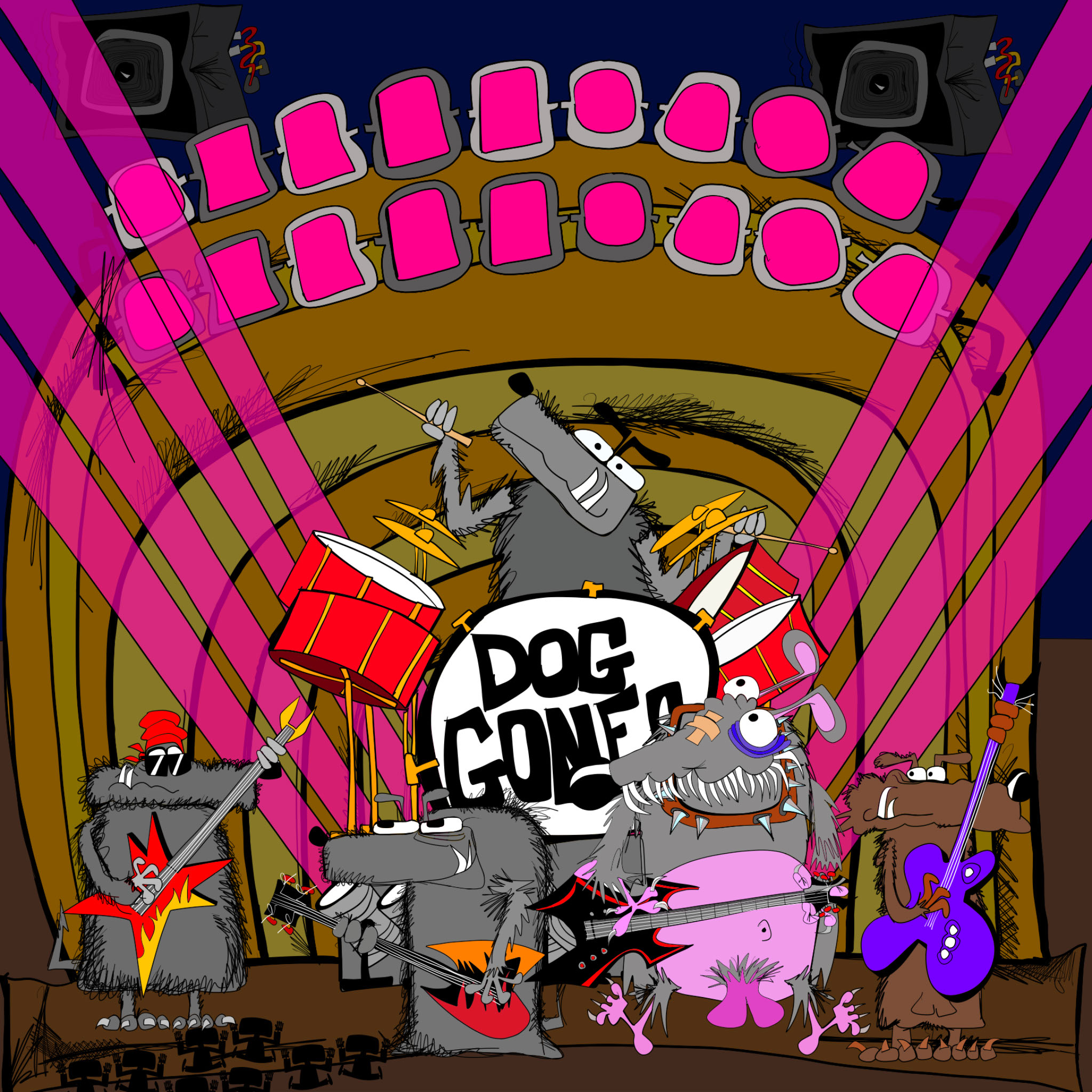 Mongril and the Dog Gones, authored Carny Island artwork