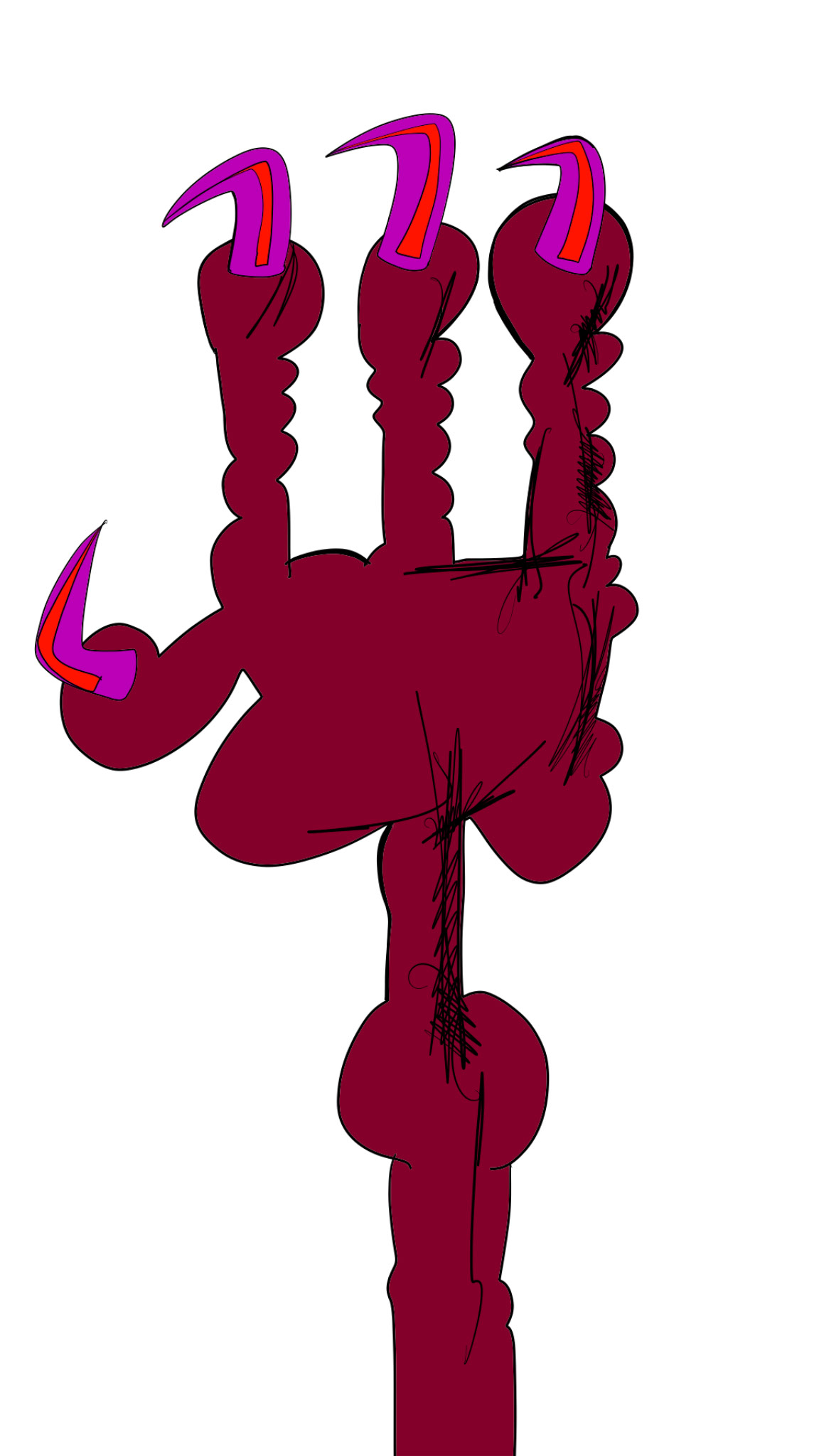 Rippa claw, authored Carny Island artwork