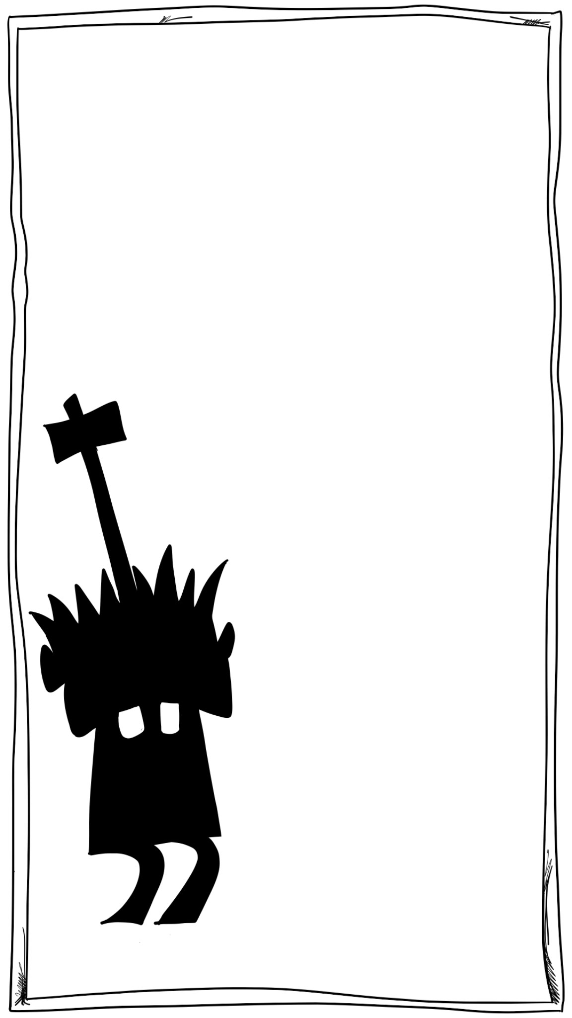Shadow. Using sledge hammer copy 1, authored Carny Island artwork