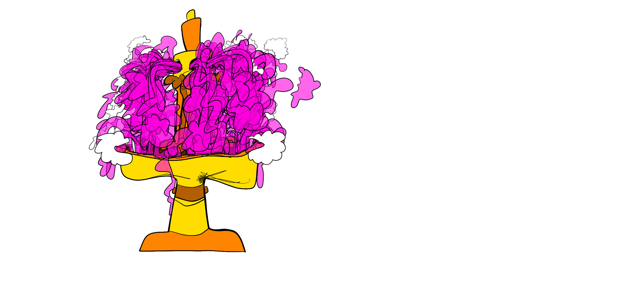 Sofa fountain, authored Carny Island artwork