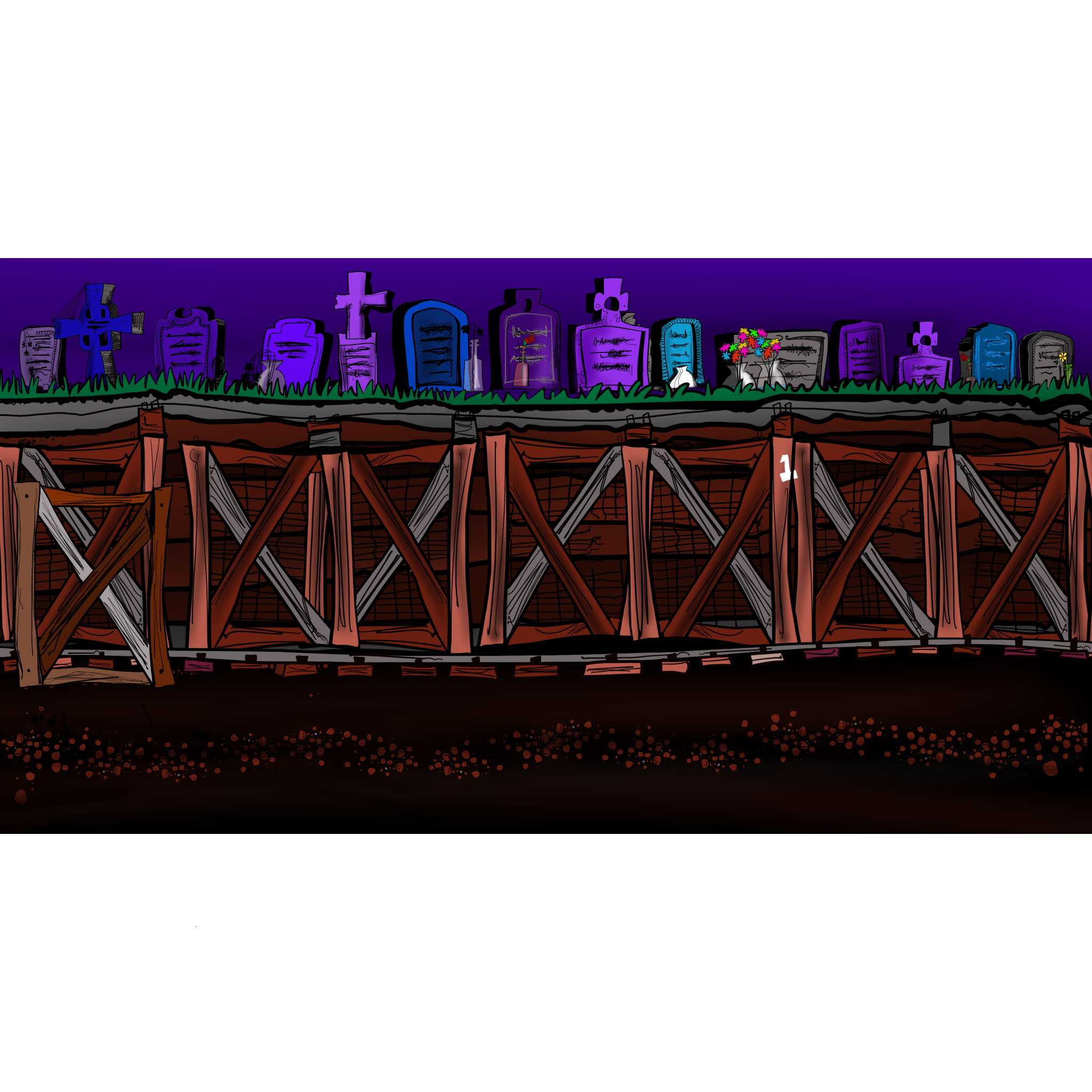 Stage 1. Level 1, authored Carny Island artwork