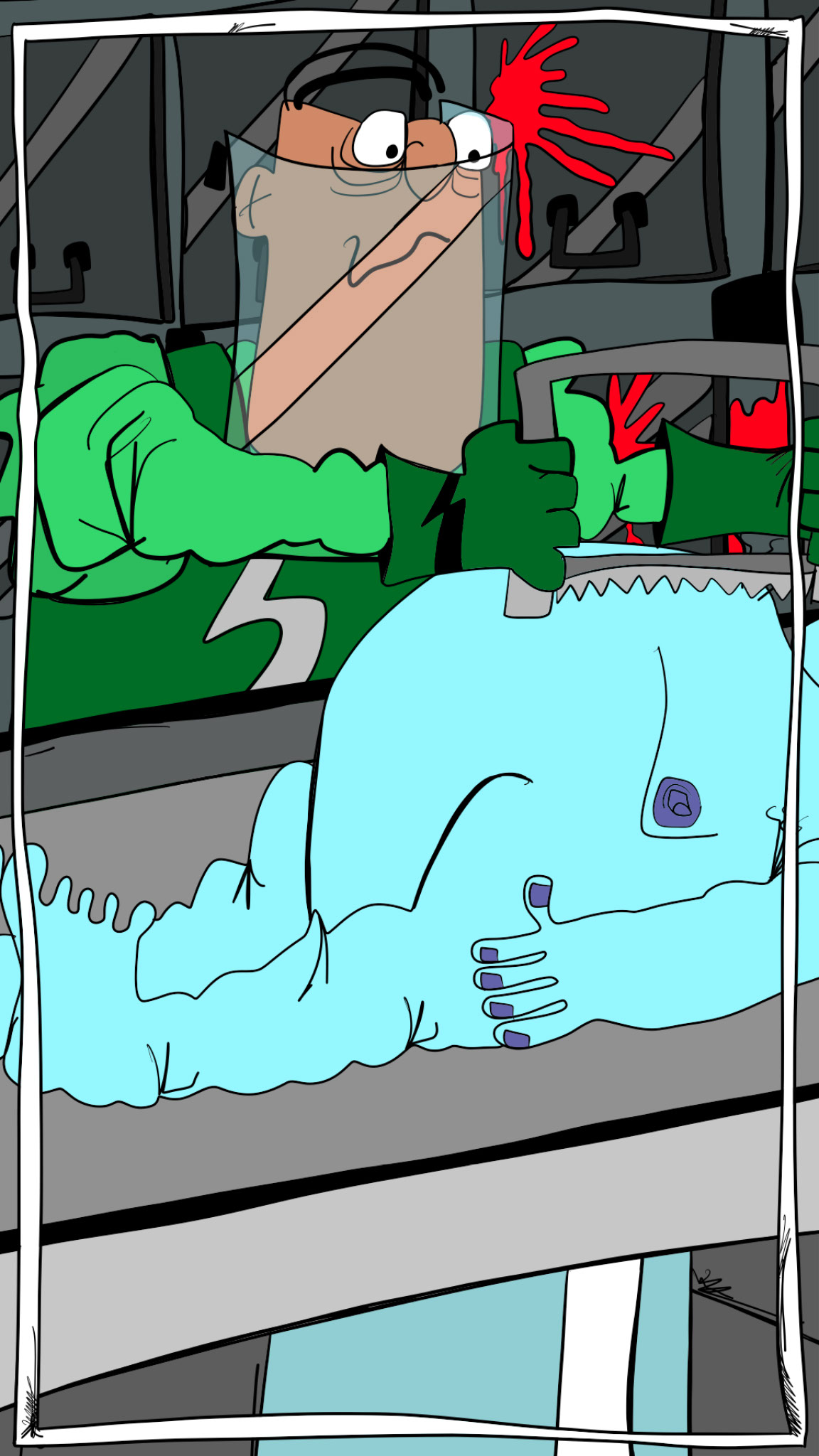 Stomach, authored Carny Island artwork