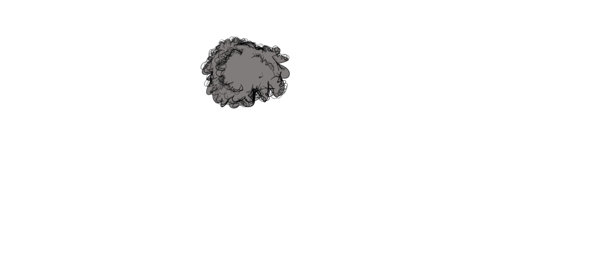 Storm clouds, authored Carny Island artwork