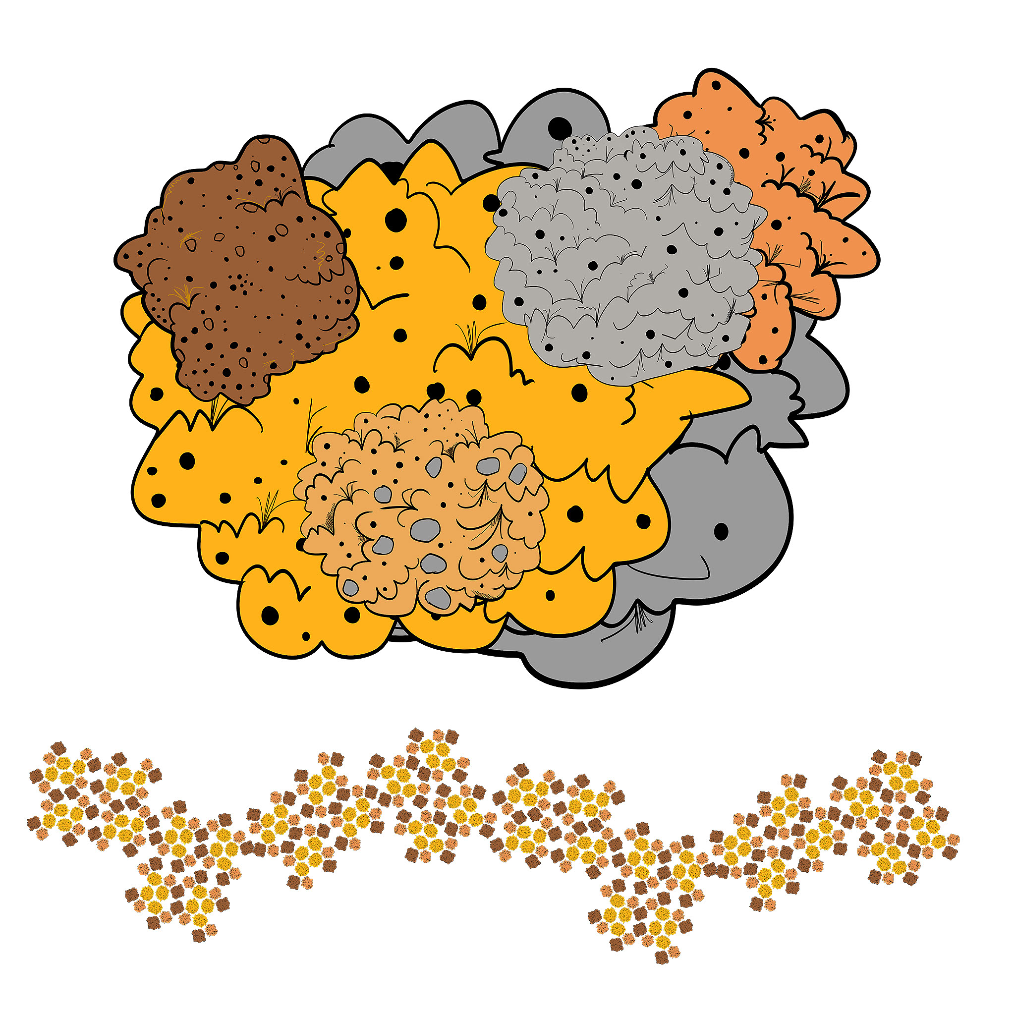 Substrate_sandparticles, authored Carny Island artwork