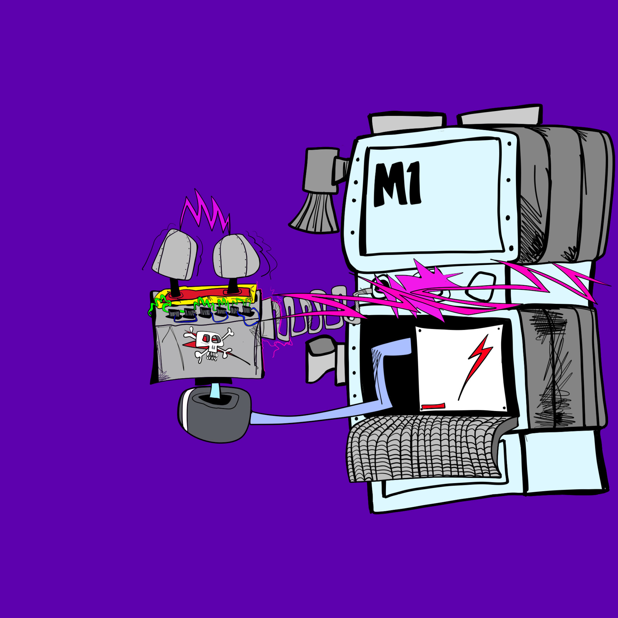Tazer, authored Carny Island artwork