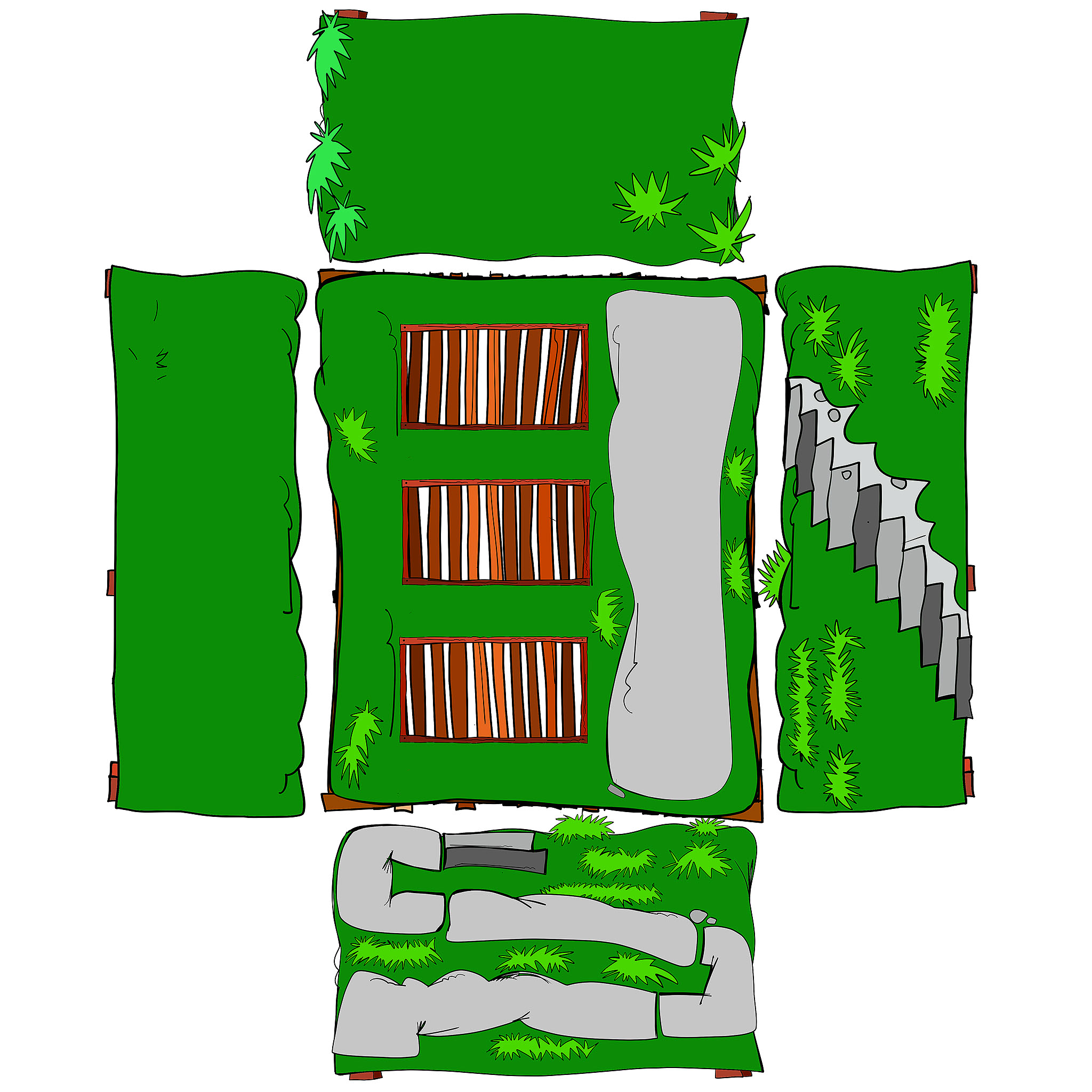 The Hump, authored Carny Island artwork