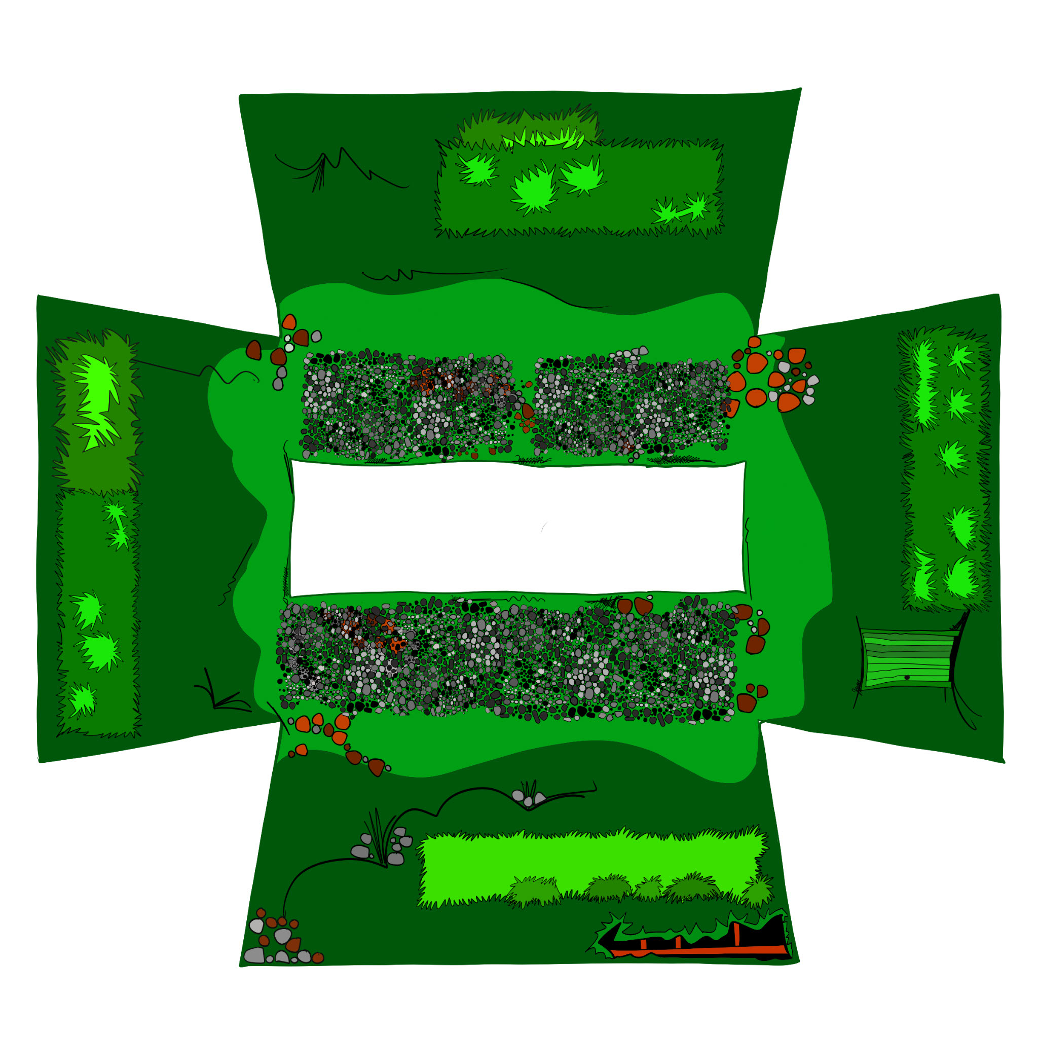 The Hump Skin outer walls v3, authored Carny Island artwork
