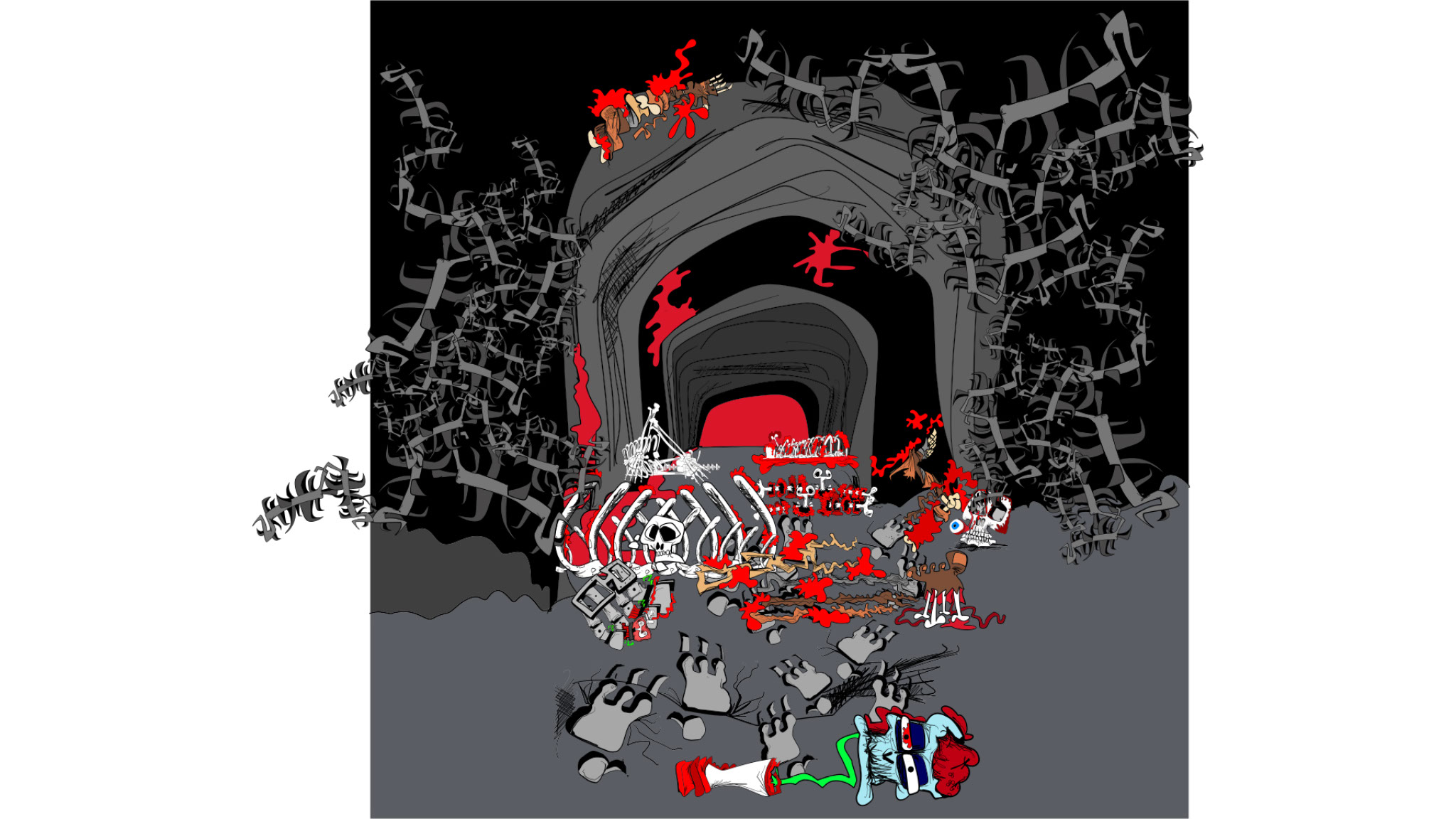 Tunnel 5, authored Carny Island artwork