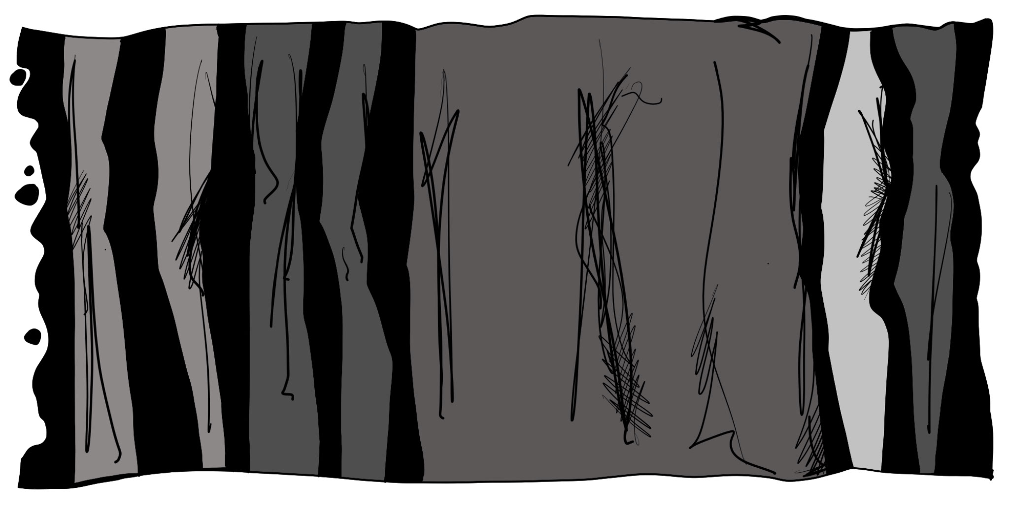 Tunnel backgrounds, authored Carny Island artwork