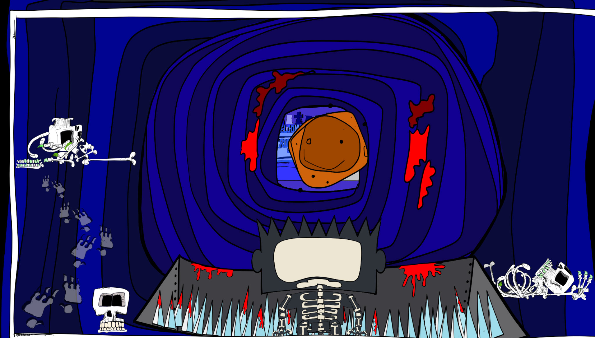 Tunnel of love stage 4, authored Carny Island artwork